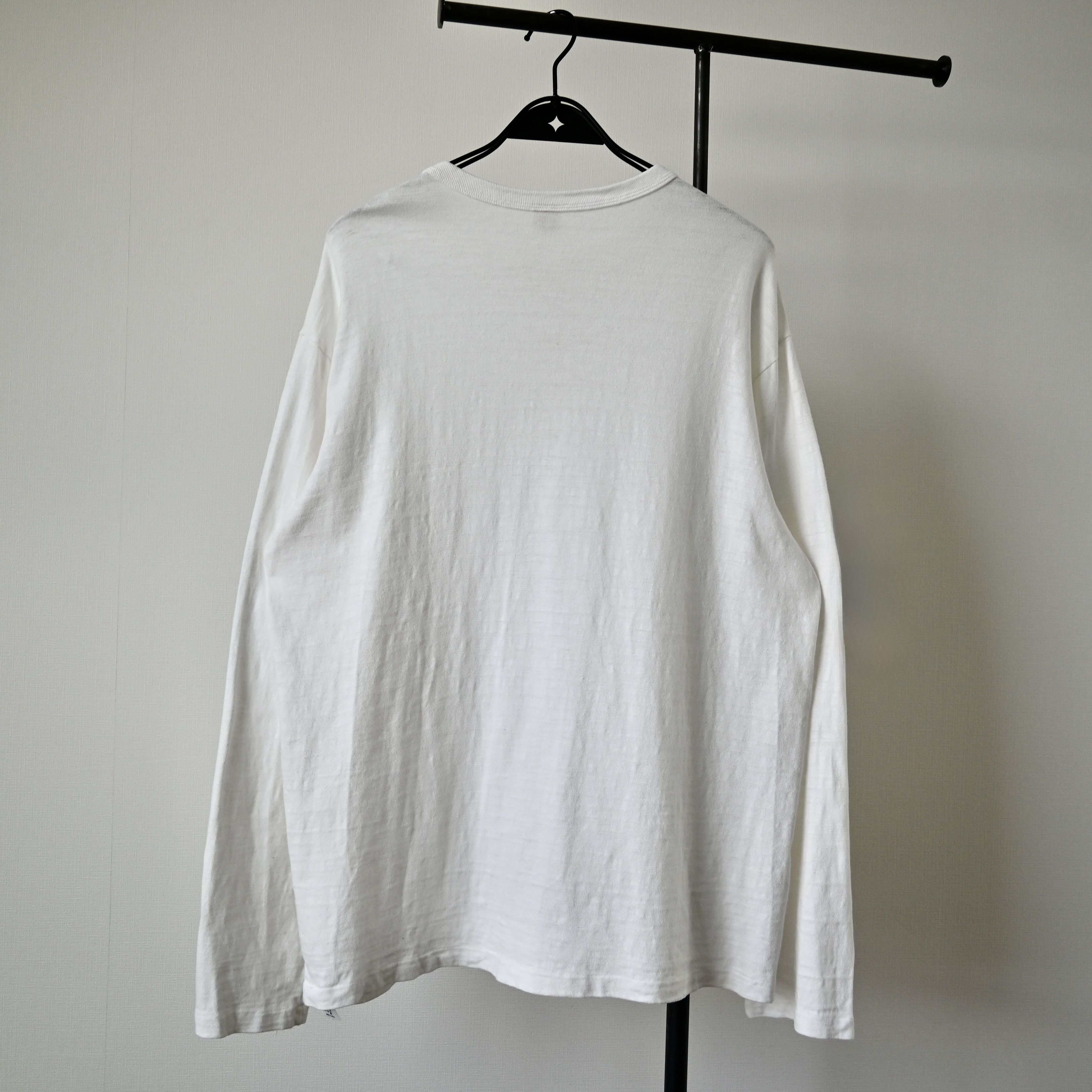 Warehouse Warehouse "shadow border" henley neck t-shirt made in Japan Size US XL / EU 56 / 4 - 2 Thumbnail