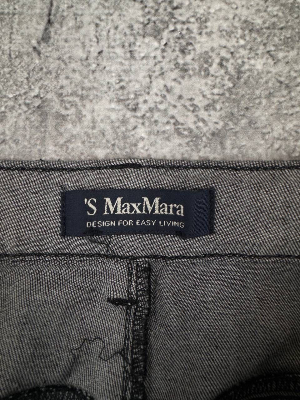 Max Mara Max Mara Women Denim Jeans Pants Straight Fit Black Size XS Size 25" / US 0 / IT 36 - 7 Thumbnail