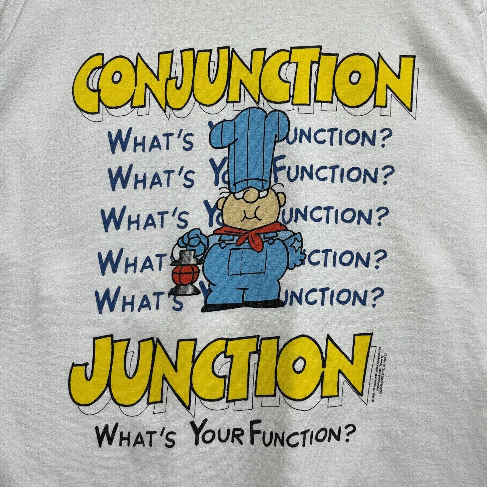 Jerzees × Vintage Vintage 90s School House Rock T-Shirt L Conjunction Junction Size US L / EU 52-54 / 3 - 7 Thumbnail