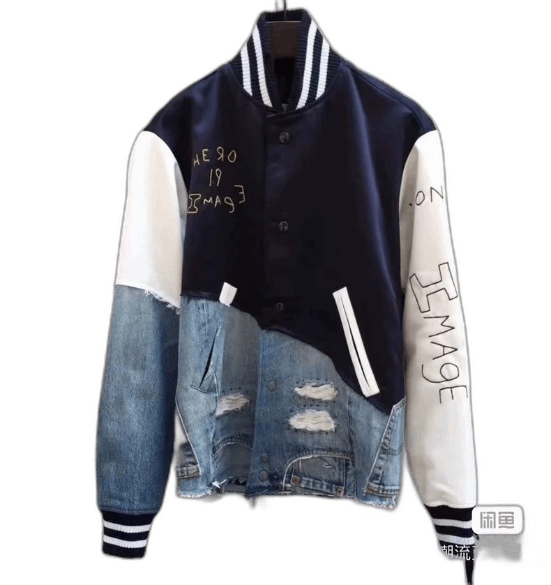 Greg Lauren Greg Lauren velvet patchwork baseball jacket Size US S / EU 44-46 / 1 - 1 Thumbnail