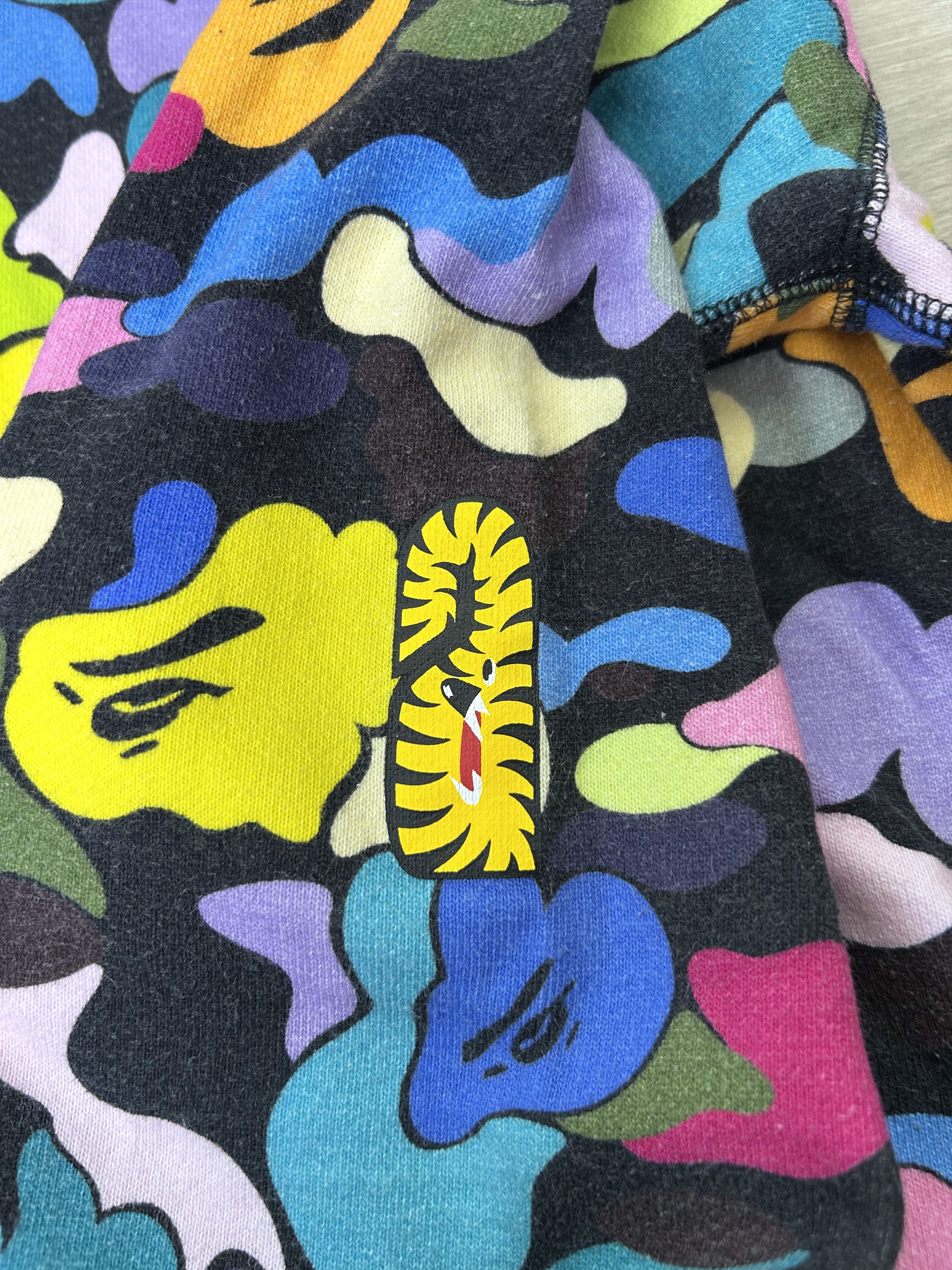 Bape Bape Multi Camo PONR Shark Full Zip Hoodie [Size M] Size US M / EU 48-50 / 2 - 6 Thumbnail