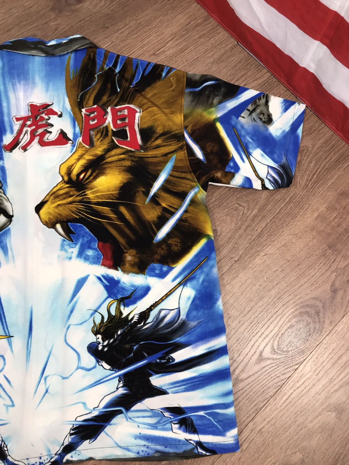 Japanese Brand × Vintage Vintage Y2K La Gate Sports Tiger Samuraij Size US L / EU 52-54 / 3 - 12 Thumbnail