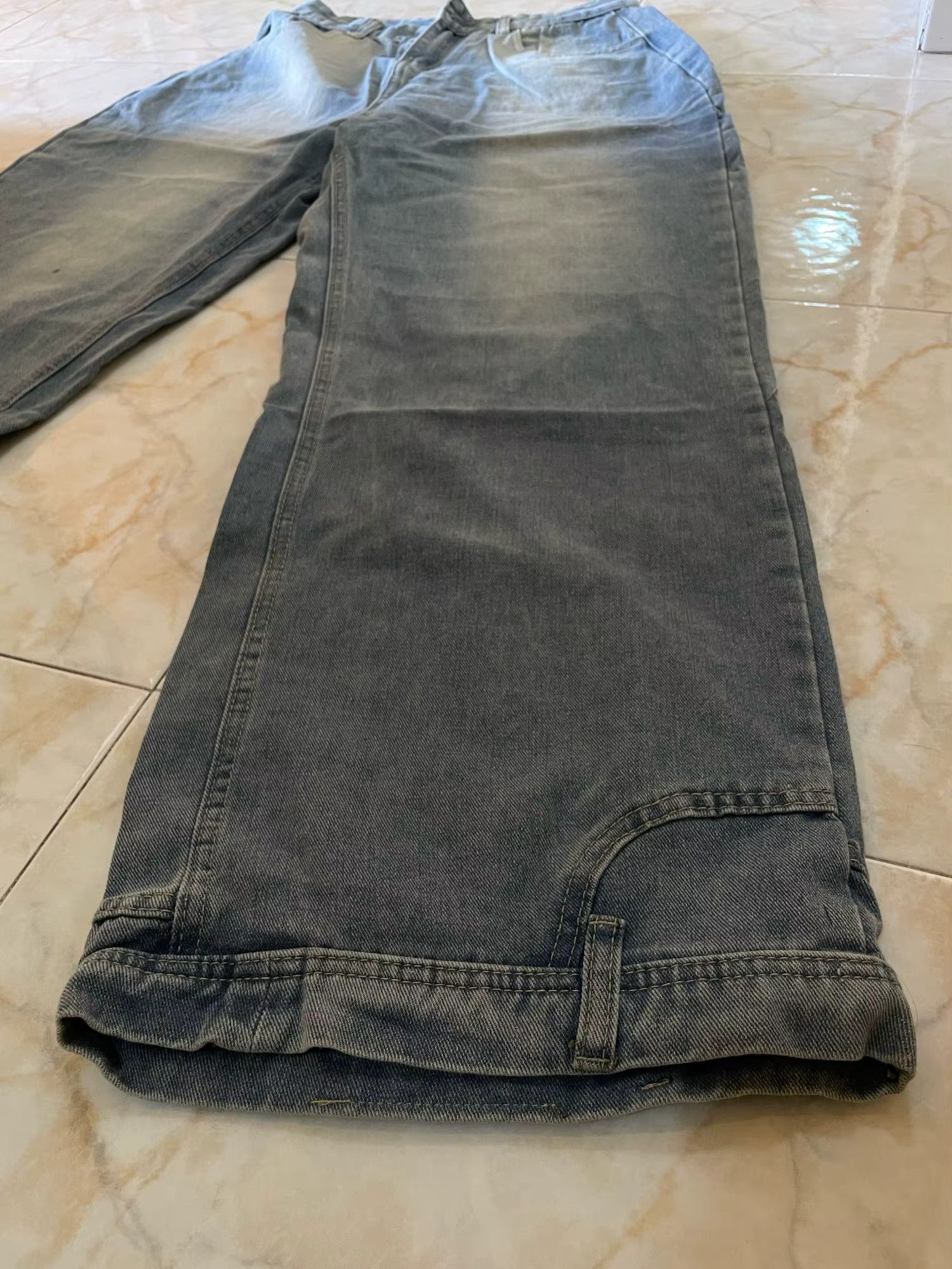 Japanese Brand Retro Baggy High Waisted Reversible Jeans Size 28" / US 6 / IT 42 - 5 Thumbnail
