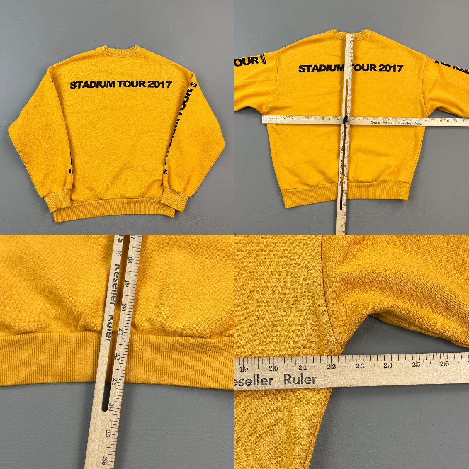 H&M Justin Beiber x H&M Sweatshirt Mens Small 2017 Stadium Tour Concert Pullover Size US S / EU 44-46 / 1 - 8 Thumbnail