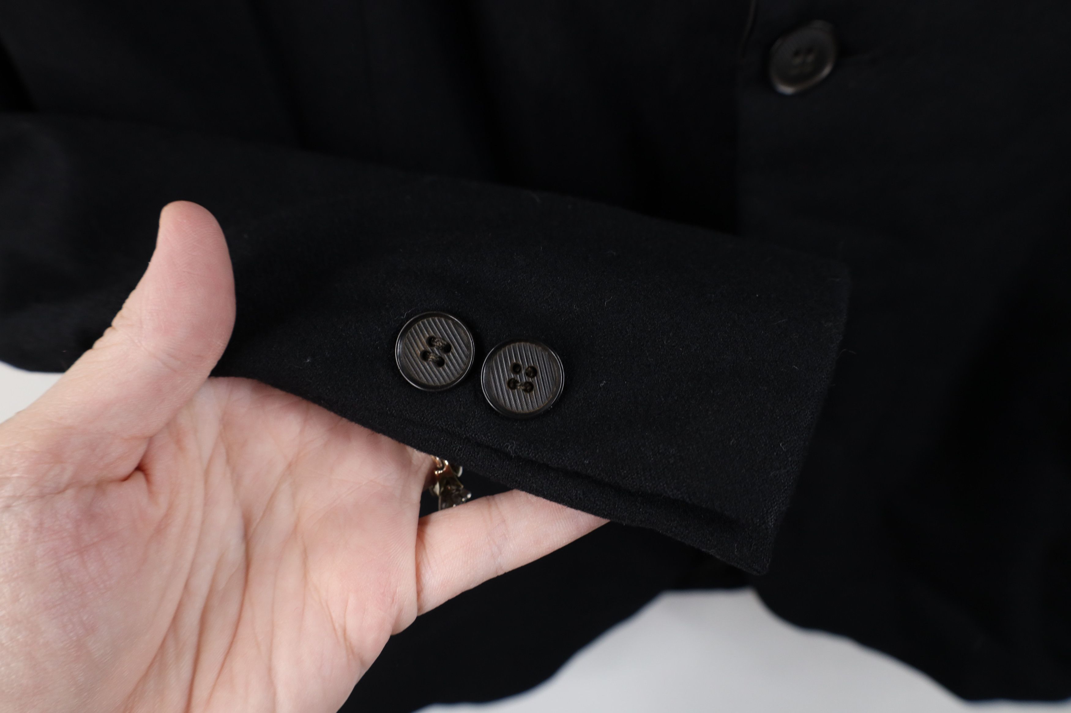 Vintage Vintage 30s Bespoke Prom Tuxedo Suit Coat Jacket Black USA Size US L / EU 52-54 / 3 - 6 Thumbnail