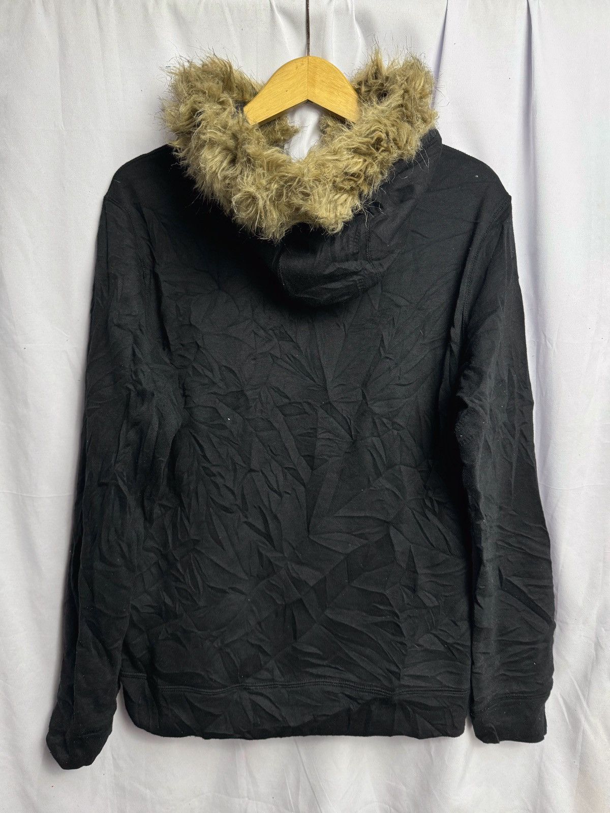 If Six Was Nine × Japanese Brand × Le Grande Bleu (L.G.B.) Fur Hoodie Black Urban Japanese Style Ifsix LGB Size US M / EU 48-50 / 2 - 3 Thumbnail