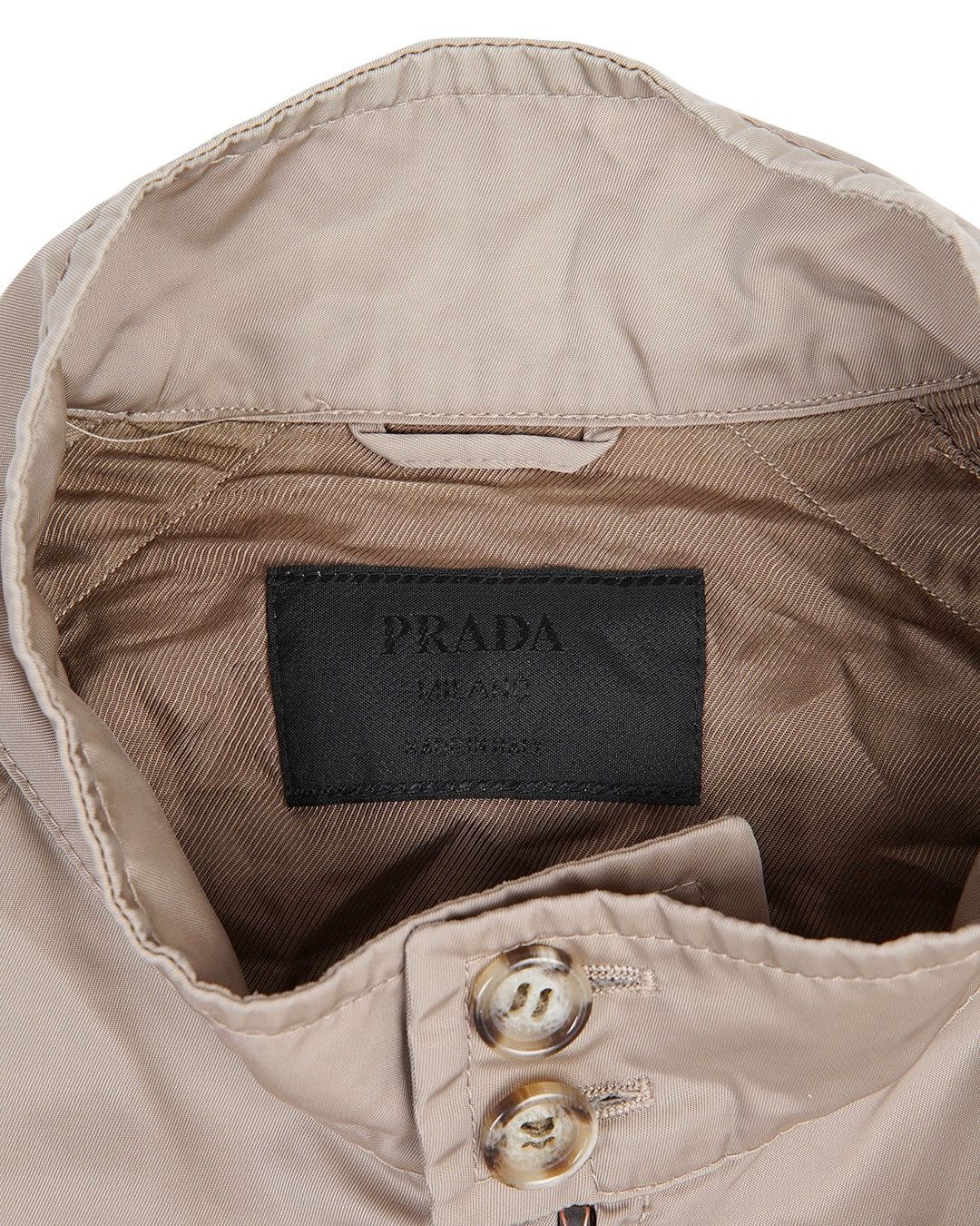 Prada Prada Mens Khaki Light Jacket Size US L / EU 52-54 / 3 - 5 Thumbnail