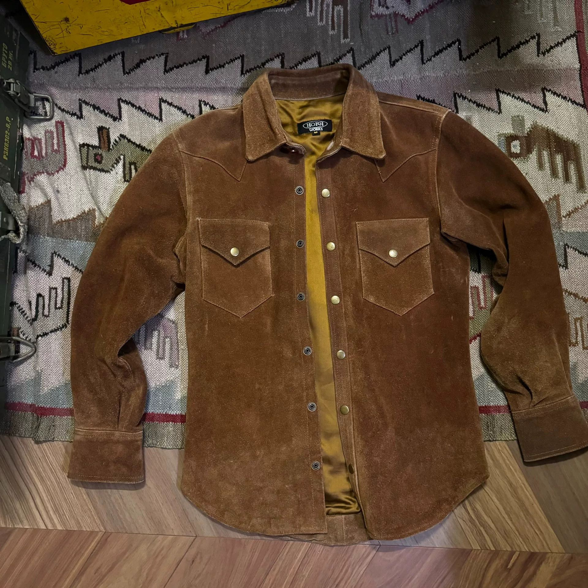 Vintage Vintage 70s Western Style Suede Jacket Size US M / EU 48-50 / 2 - 1 Thumbnail