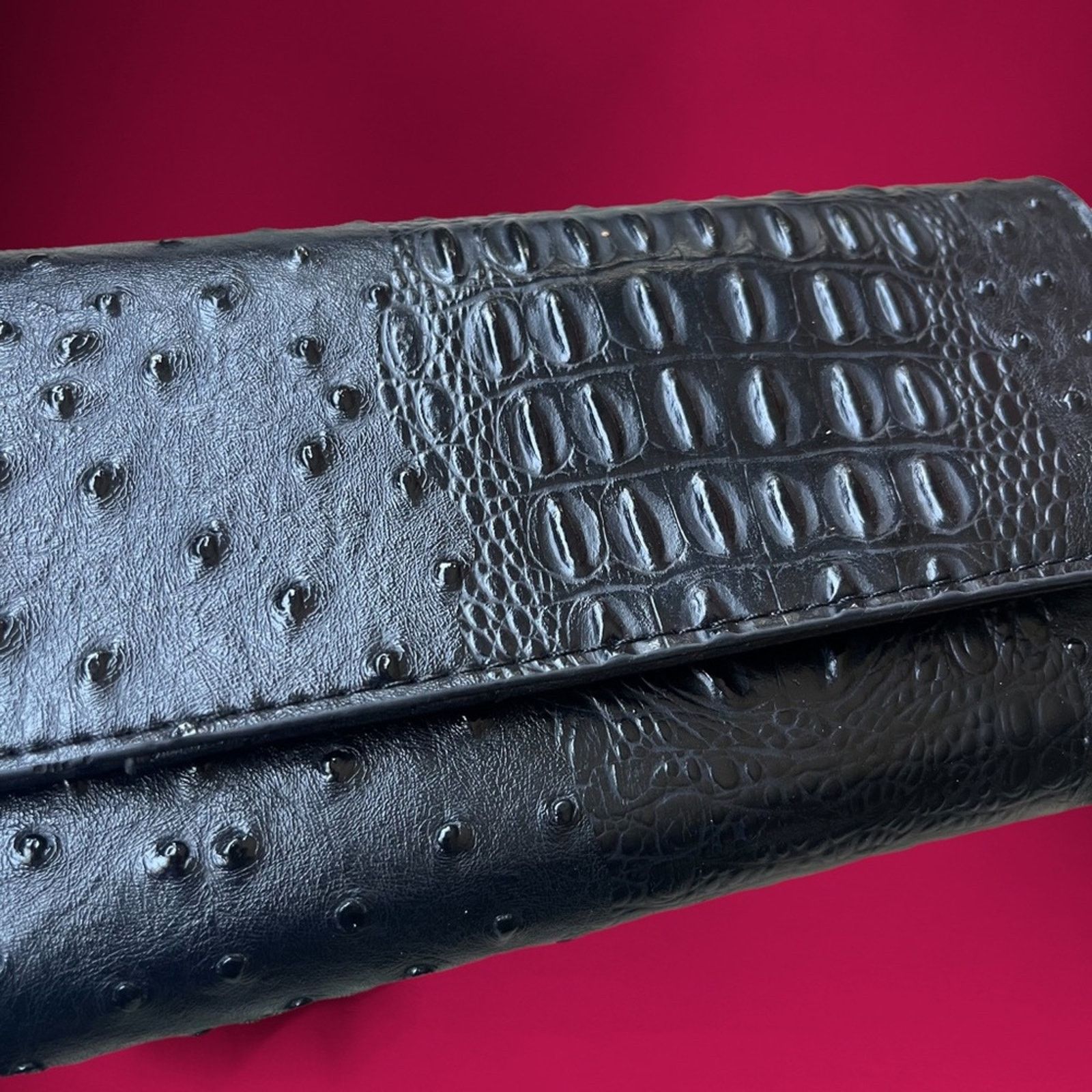 Other Pebbled Wallet Purse Textured Tri-Fold Women’s Vegan Leather Size ONE SIZE - 2 Thumbnail