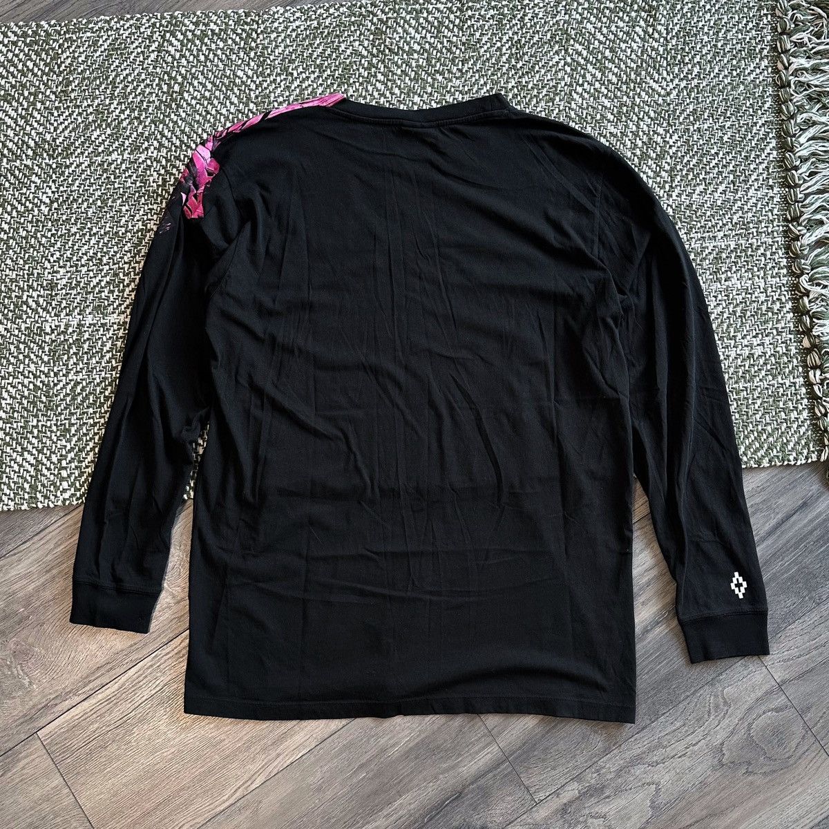 Other Marcelo Burlon Black Long Sleeve with Pink Feather Print Size XL / US 12-14 / IT 48-50 - 6 Thumbnail