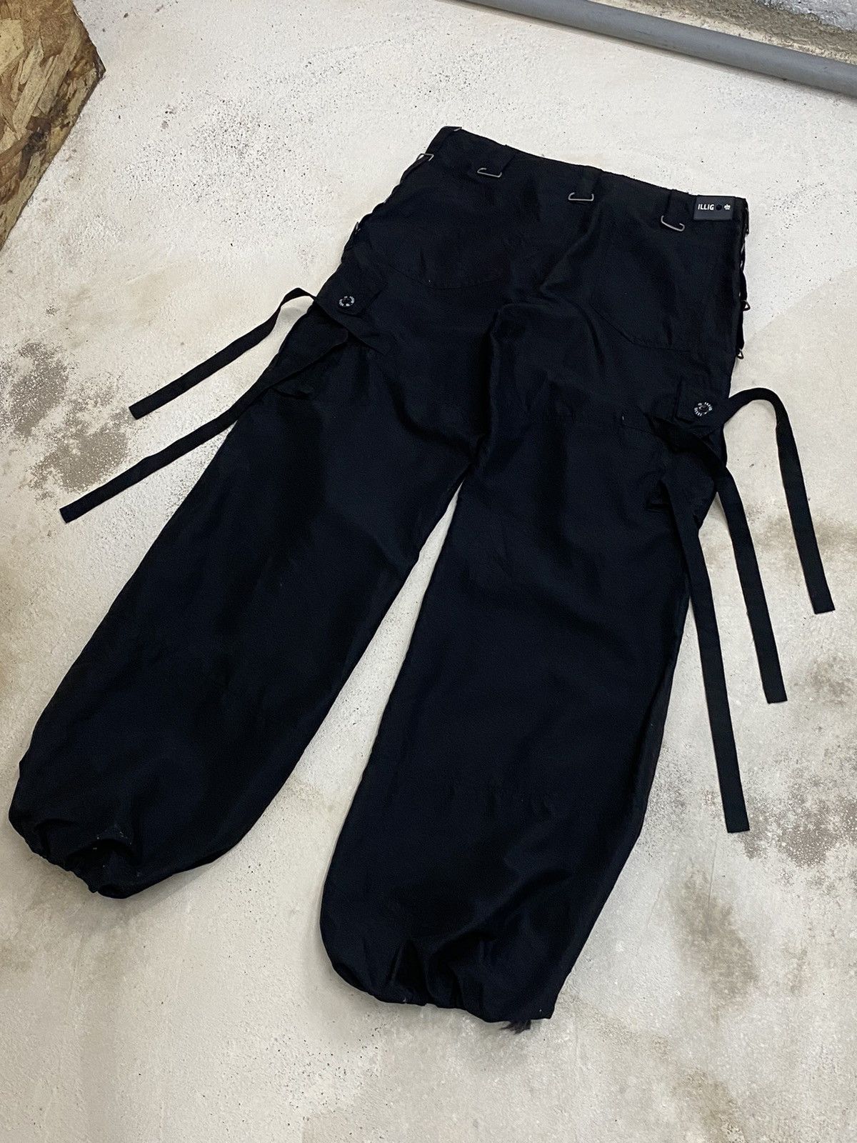 GOSTAR DE FUGA ILLIG Strap Pants Parachute Bondage Junya Watanabe Style Size US 31 - 8 Thumbnail