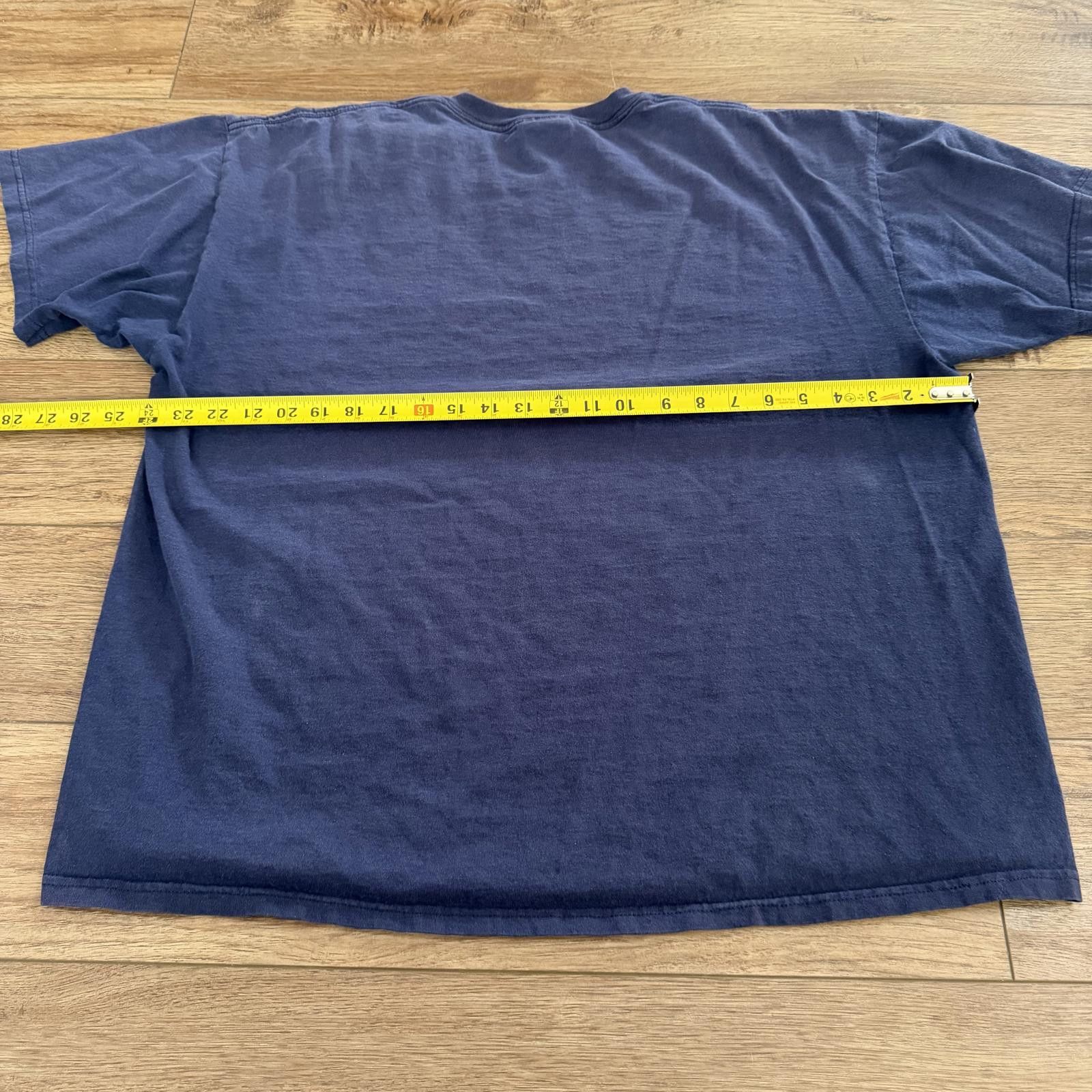 Nike Vintage Y2K Nike Swoosh Navy Blue Shirt Size US XL / EU 56 / 4 - 6 Thumbnail