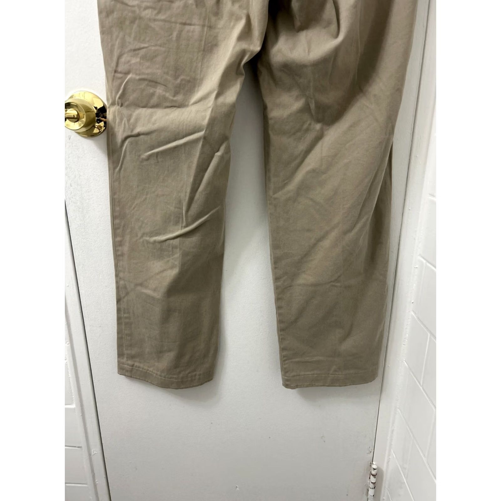 Polo Ralph Lauren Polo Ralph Lauren Pants Mens 32x32 Tan Chino Classic Fit Cotton Twill YKK Solid Front Logo Stretch Straight 32 in Regular Mens Size US XS / EU 42 / 0 - 6 Thumbnail