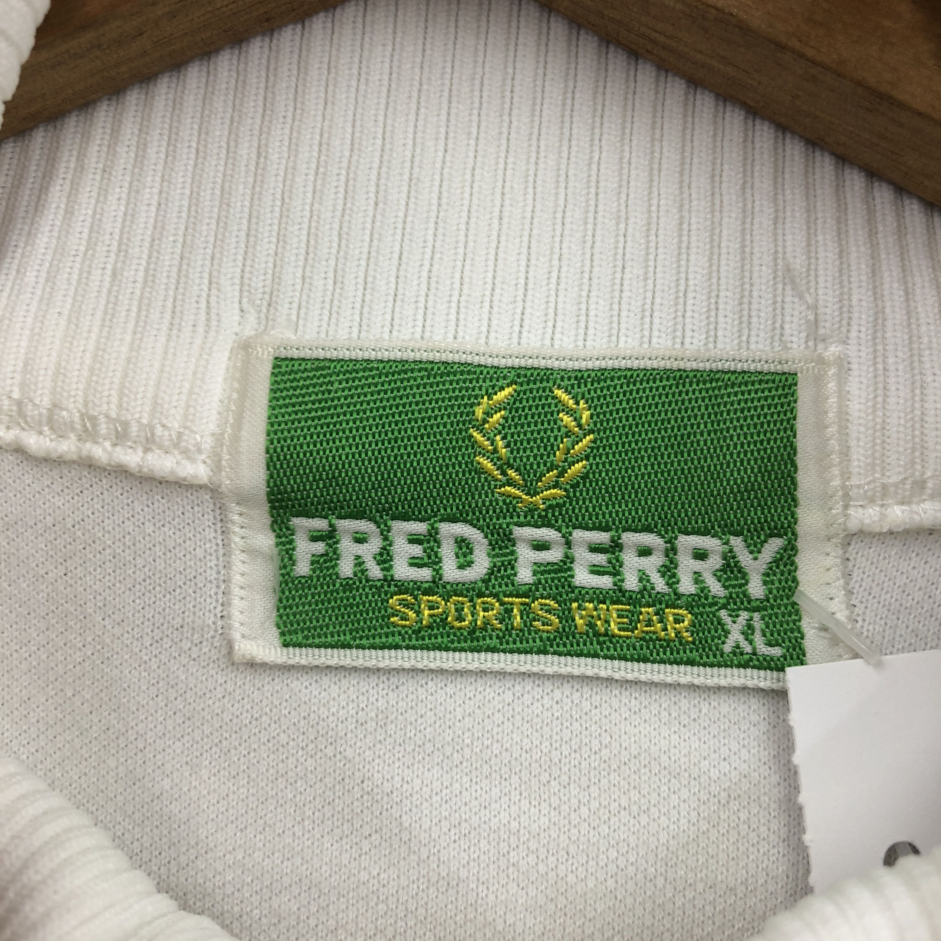 Fred Perry × Vintage Vintage Fred Perry Sweater Zipper Track Top Sweatshirt Size US L / EU 52-54 / 3 - 6 Thumbnail