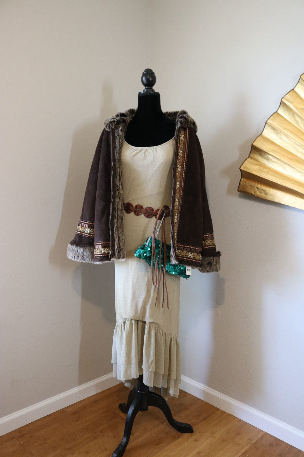 Coldwater Creek Coldwater Creek Boho faux fur coat Size XL / US 12-14 / IT 48-50 - 1 Thumbnail