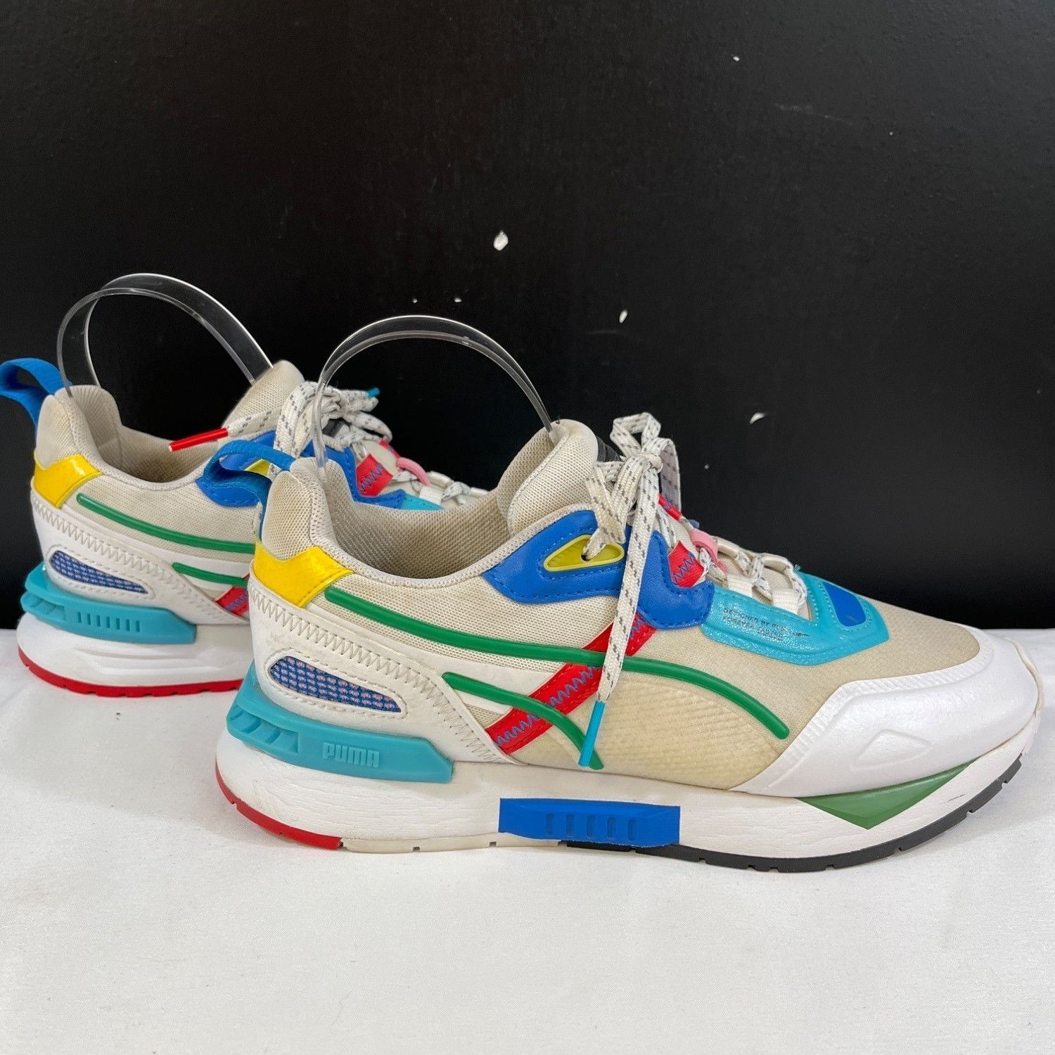 Puma Puma Mirage Tech Game Mens White Multicolor Running Sneakers Size US 6.5 / EU 39-40 - 1 Thumbnail