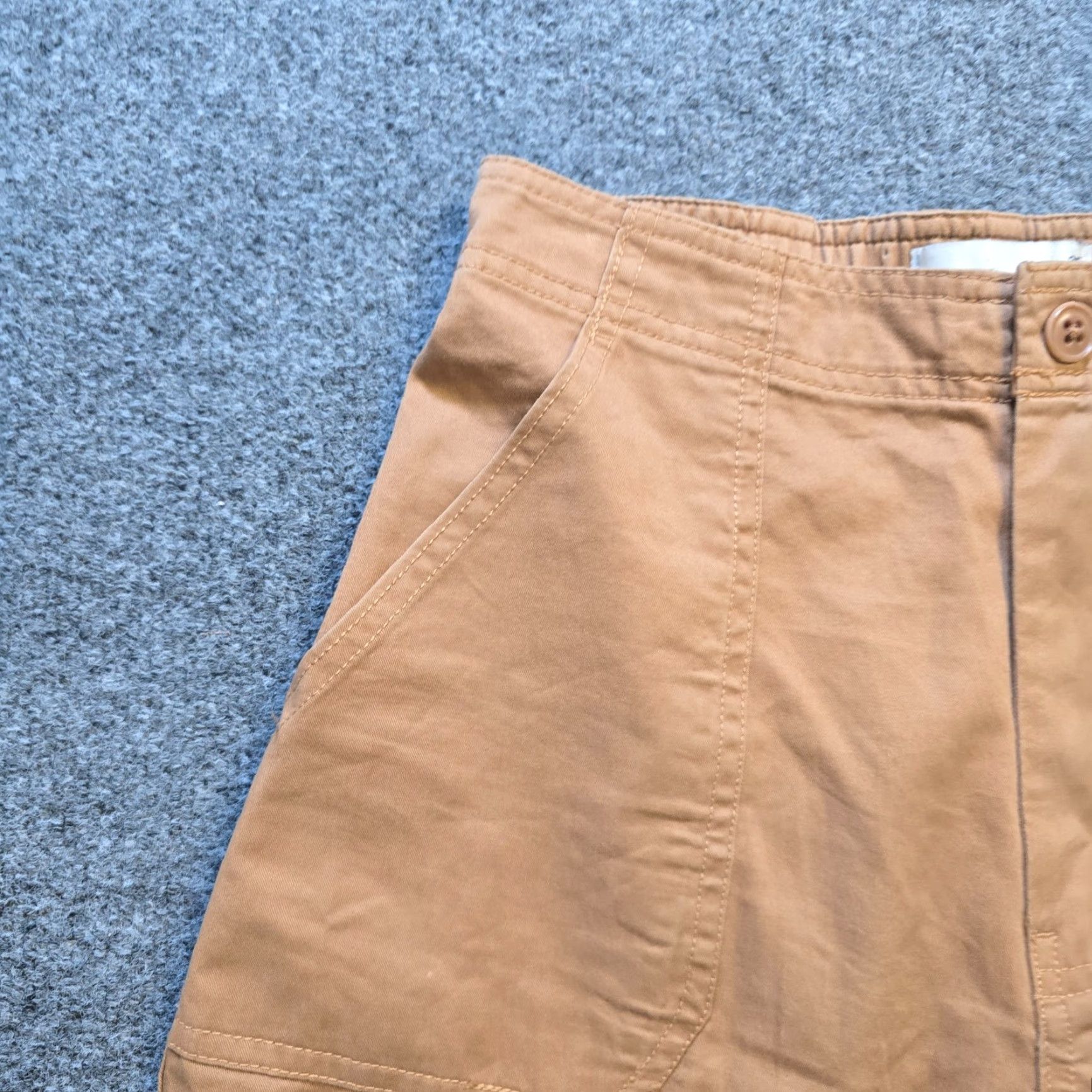 Abercrombie & Fitch Abercrombie & Fitch Pants Womens Size 25 Brown Cargo Canvas Straight Leg Casual Size 42" / US 20 - 3 Thumbnail