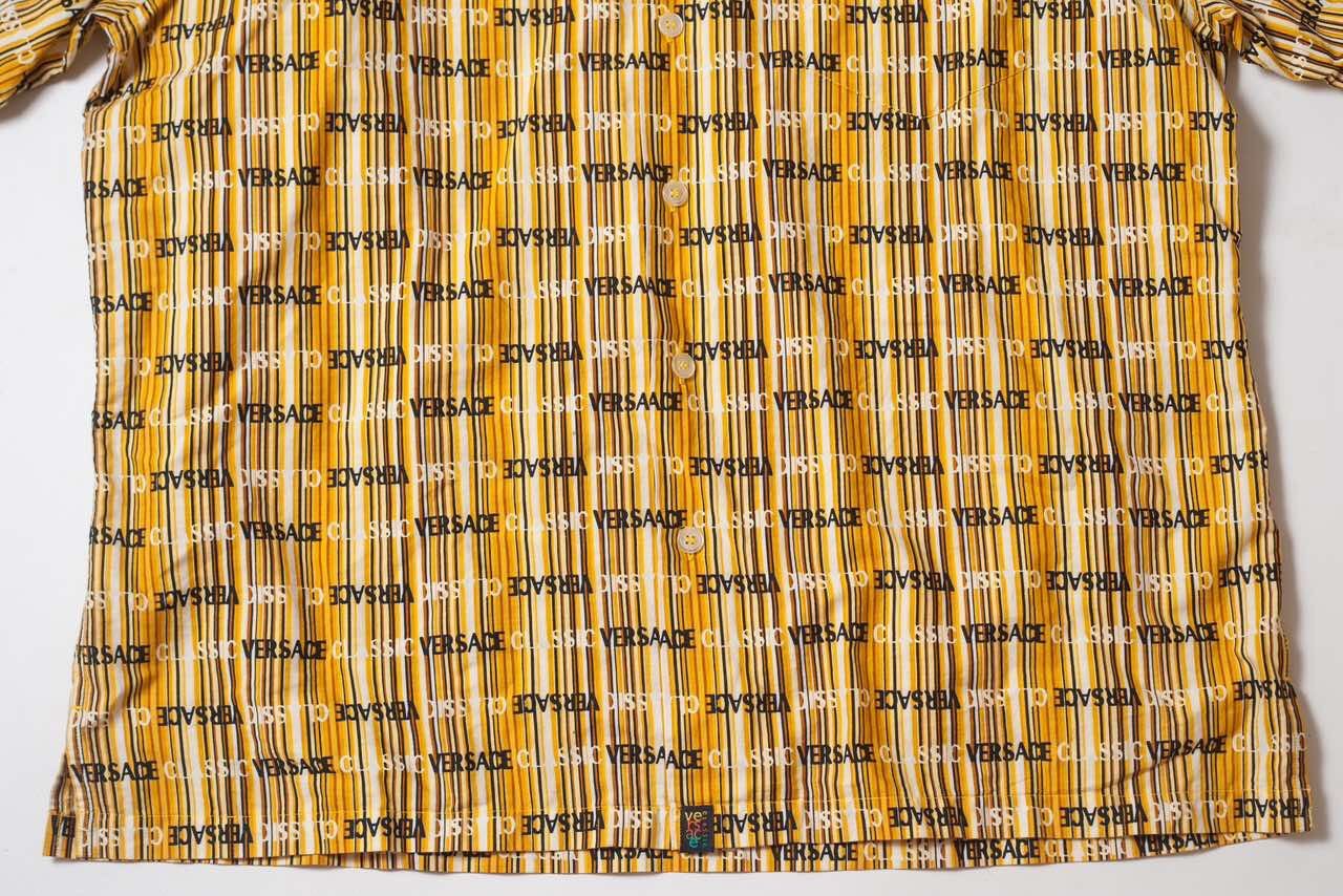 Versace versace printed monogram shirt Size US XL / EU 56 / 4 - 10 Thumbnail
