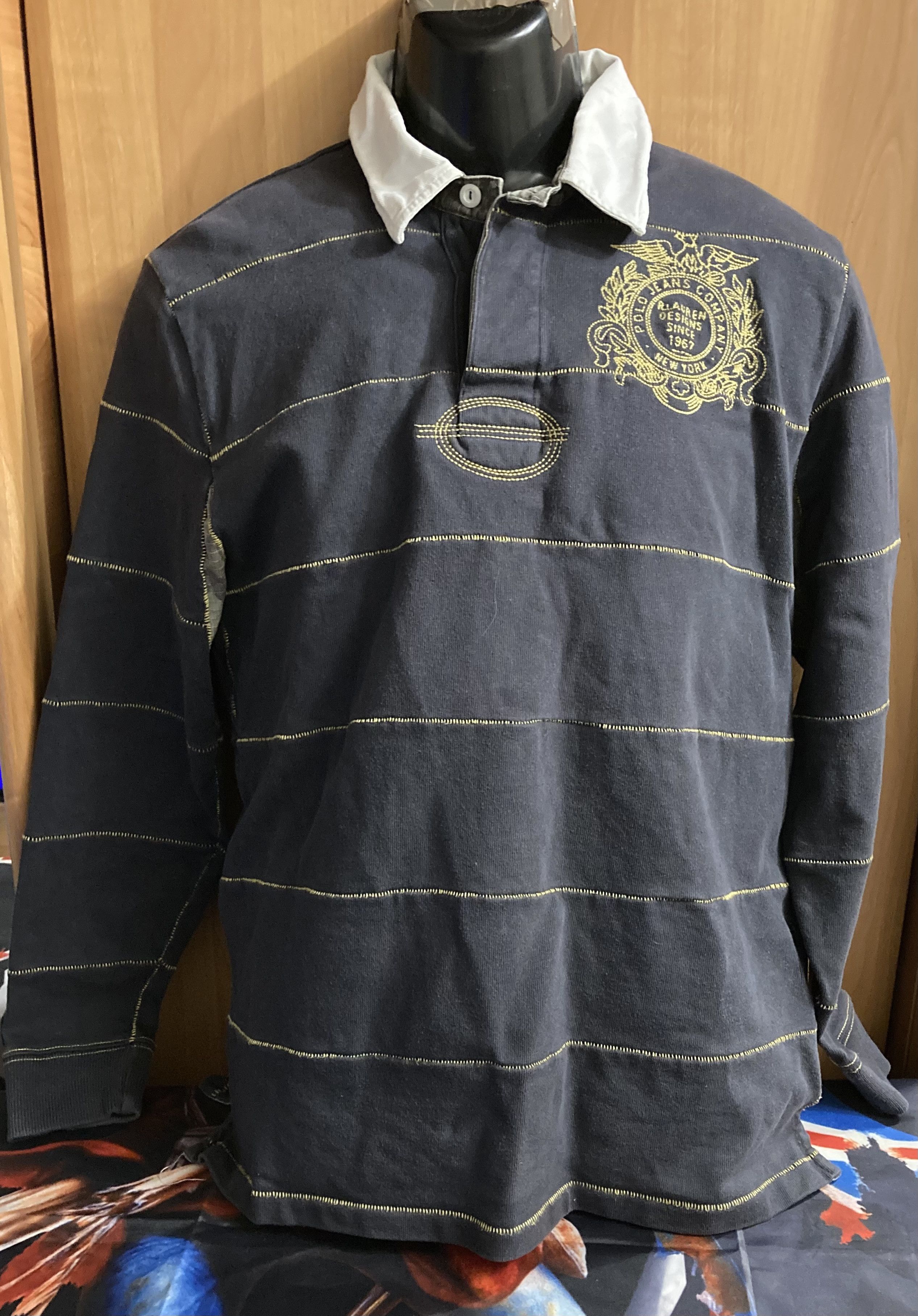 Lauren Ralph Lauren Rare Vintage Polo Jeans Ralph Lauren embroidered rugby polo, Size US M / EU 48-50 / 2 - 9 Thumbnail