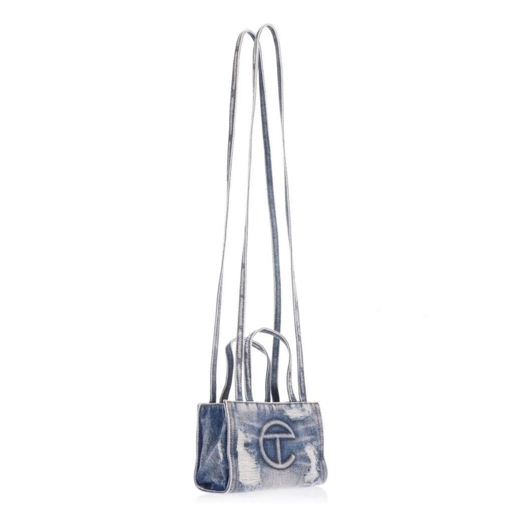 Telfar Small distressed denim blue Telfar Size ONE SIZE - 3 Thumbnail