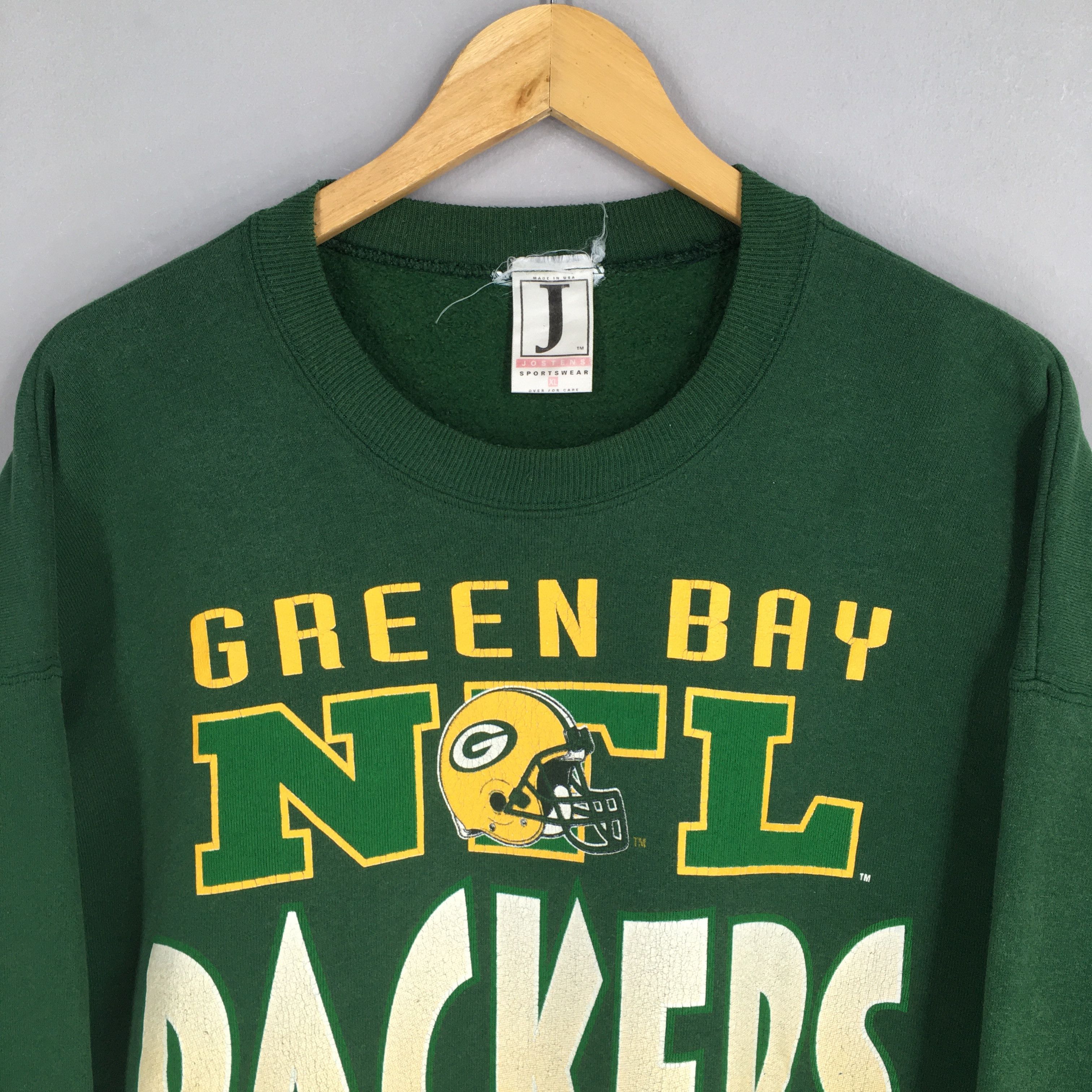 NFL Vintage 90s Green Bay Packers NFL Sweater XLarge Size US XL / EU 56 / 4 - 2 Thumbnail