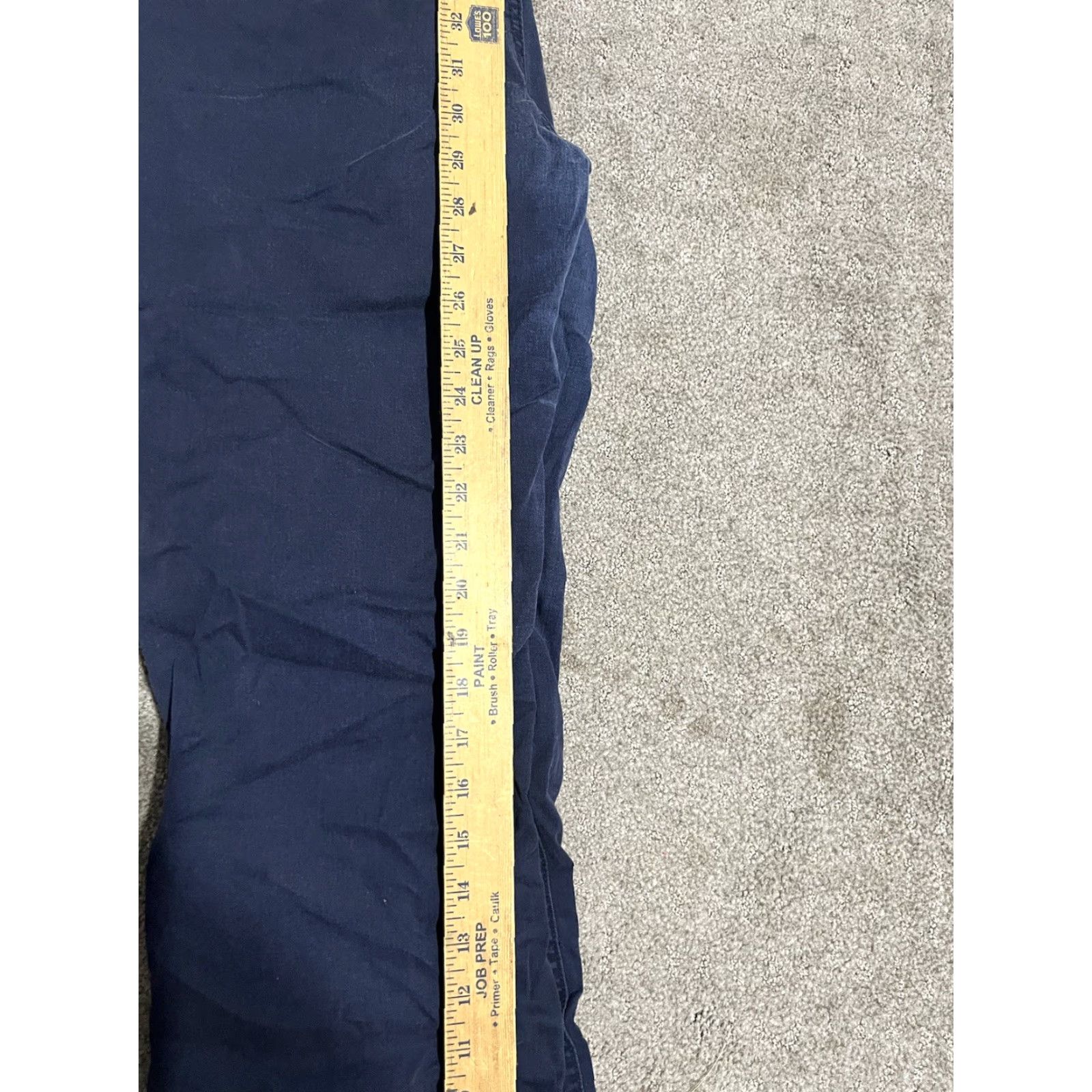 American Eagle Outfitters American Eagle Outfitters Pants Women Size 6 Navy Blue Solid Cotton Lightweight Casual Boot Cut Regular Rise Mid Lightweight Casual Women Pants Size 28" / US 6 / IT 42 - 6 Thumbnail