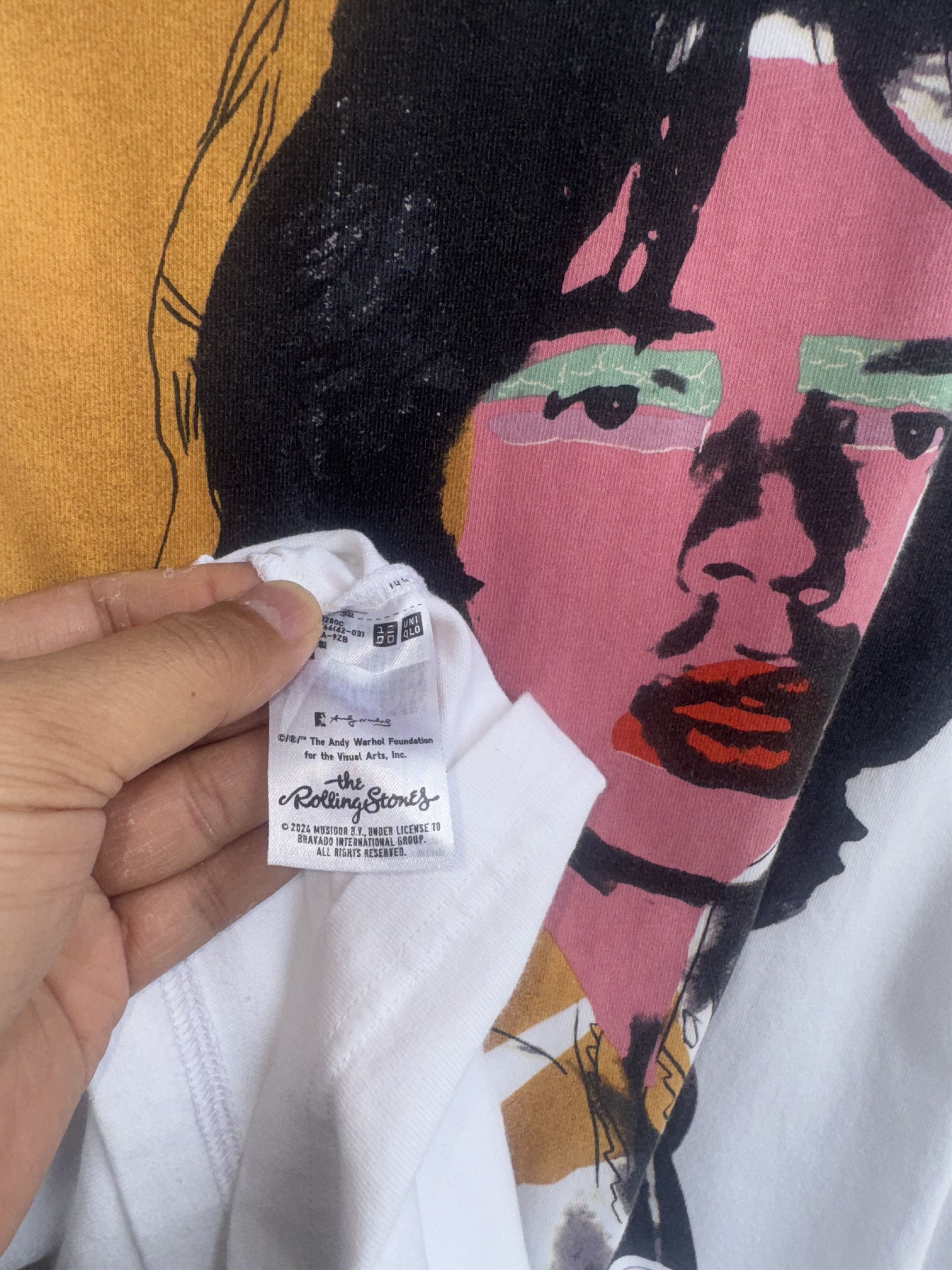 Andy Warhol × The Rolling Stones × Uniqlo Mick Jagger The Rolling Stones Andy Warhol Uniqlo Shirt Size US XL / EU 56 / 4 - 5 Thumbnail