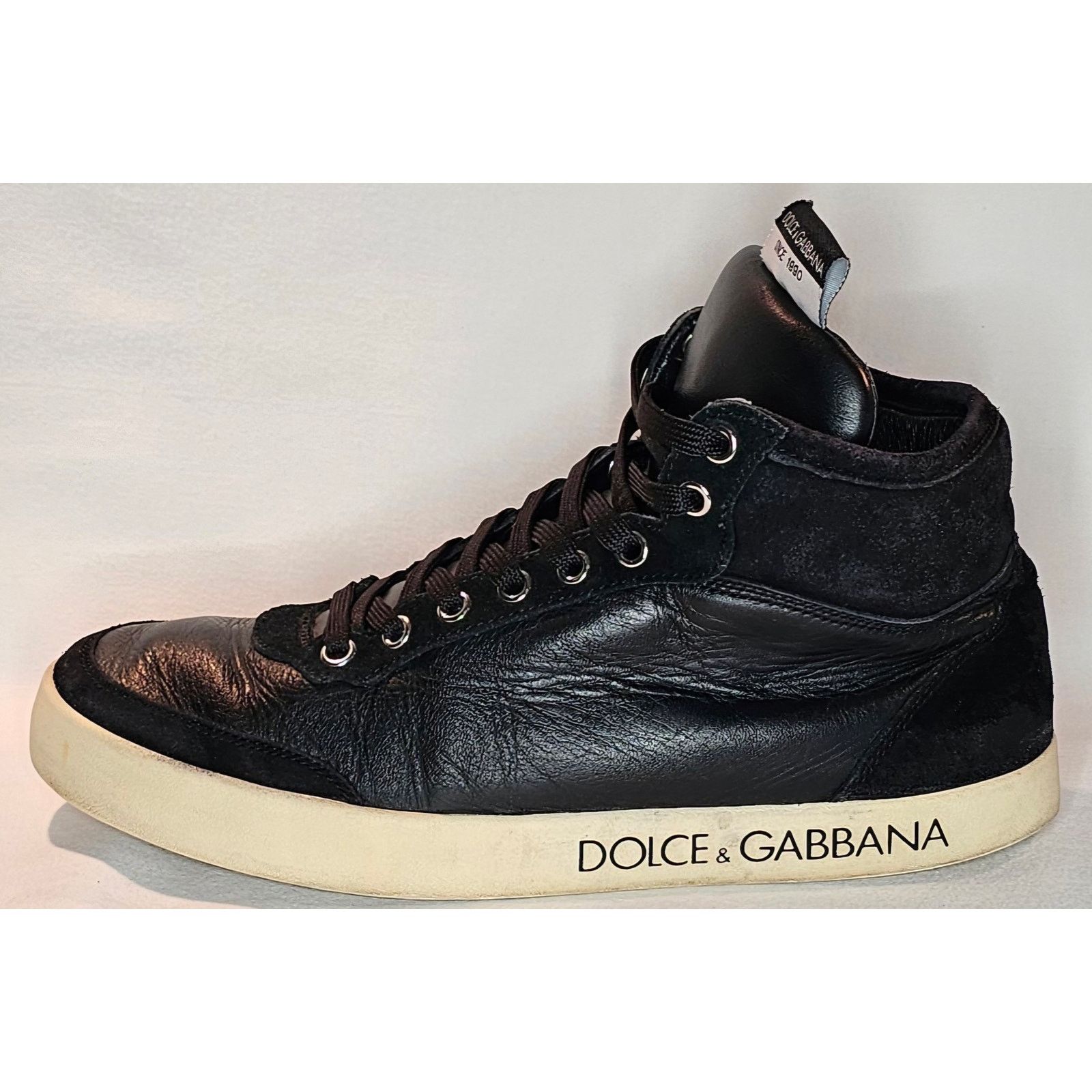 Dolce & Gabbana Dolce & Gabbana Men's High-top Sneakers Size US 6 / EU 39 - 4 Thumbnail