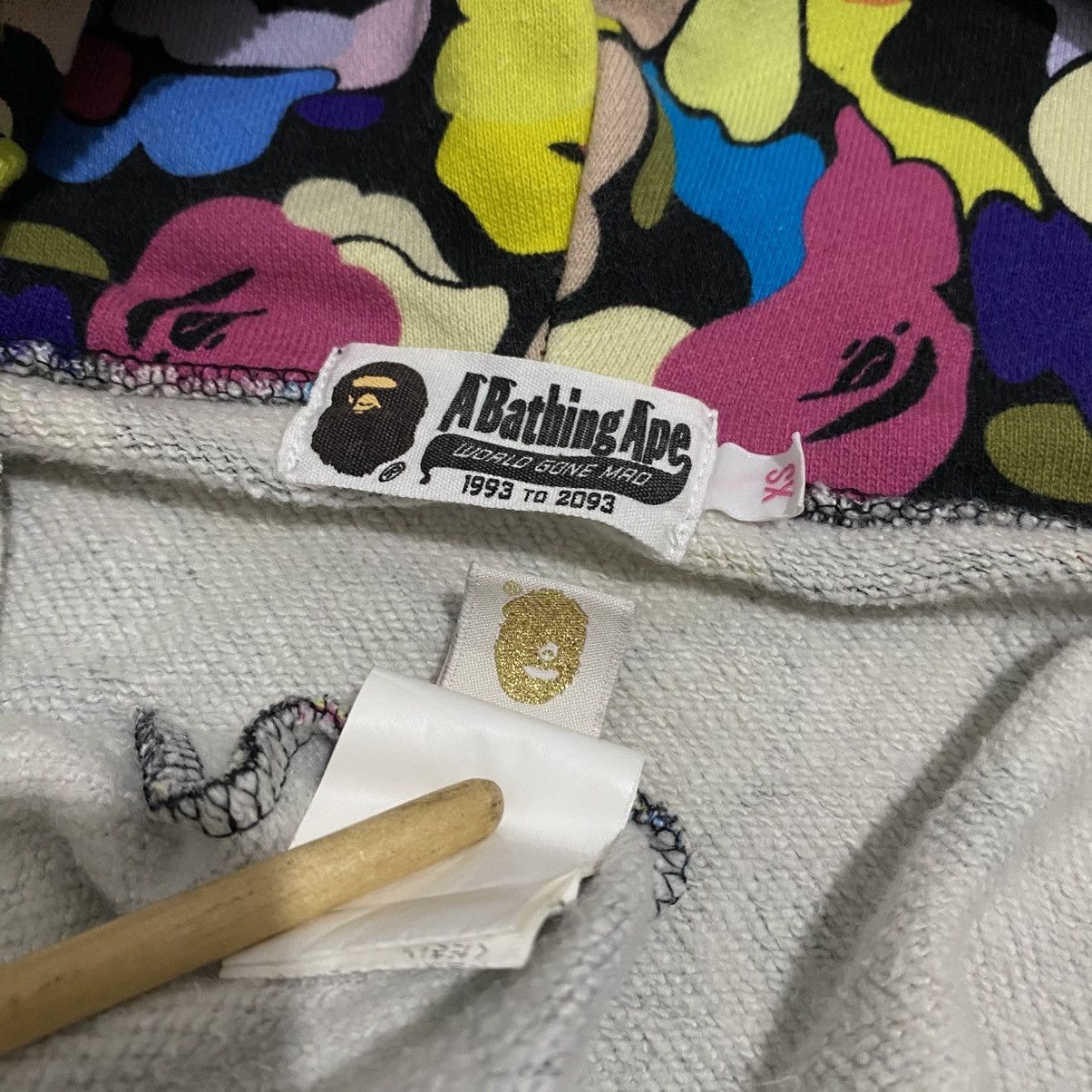 Bape BAPE MULTI CAMO FULL-ZIP SHARK JACKET Size XS / US 0-2 / IT 36-38 - 7 Thumbnail