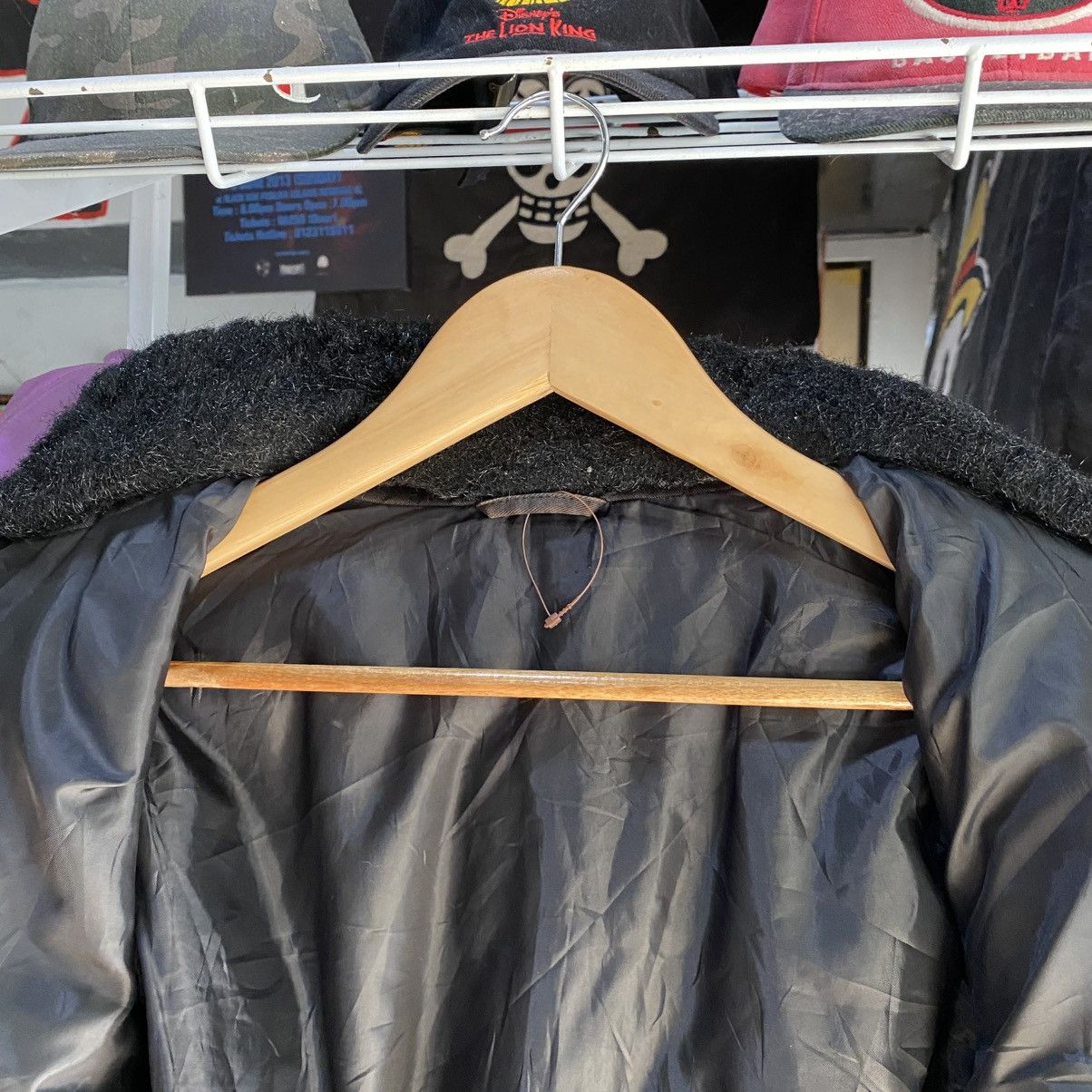 ABAHOUSE 2000s Abahouse - Wool Waxed Bikers Jackets Size US L / EU 52-54 / 3 - 15 Thumbnail