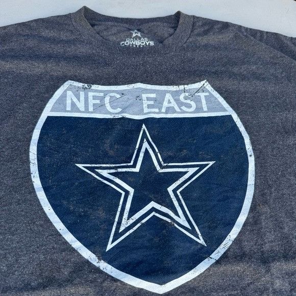 NFL NEW DALLAS COWBOYS AUTHENTIC NFC EAST T-SHIRT SZ 2XL XXL Size US XXL / EU 58 / 5 - 2 Thumbnail