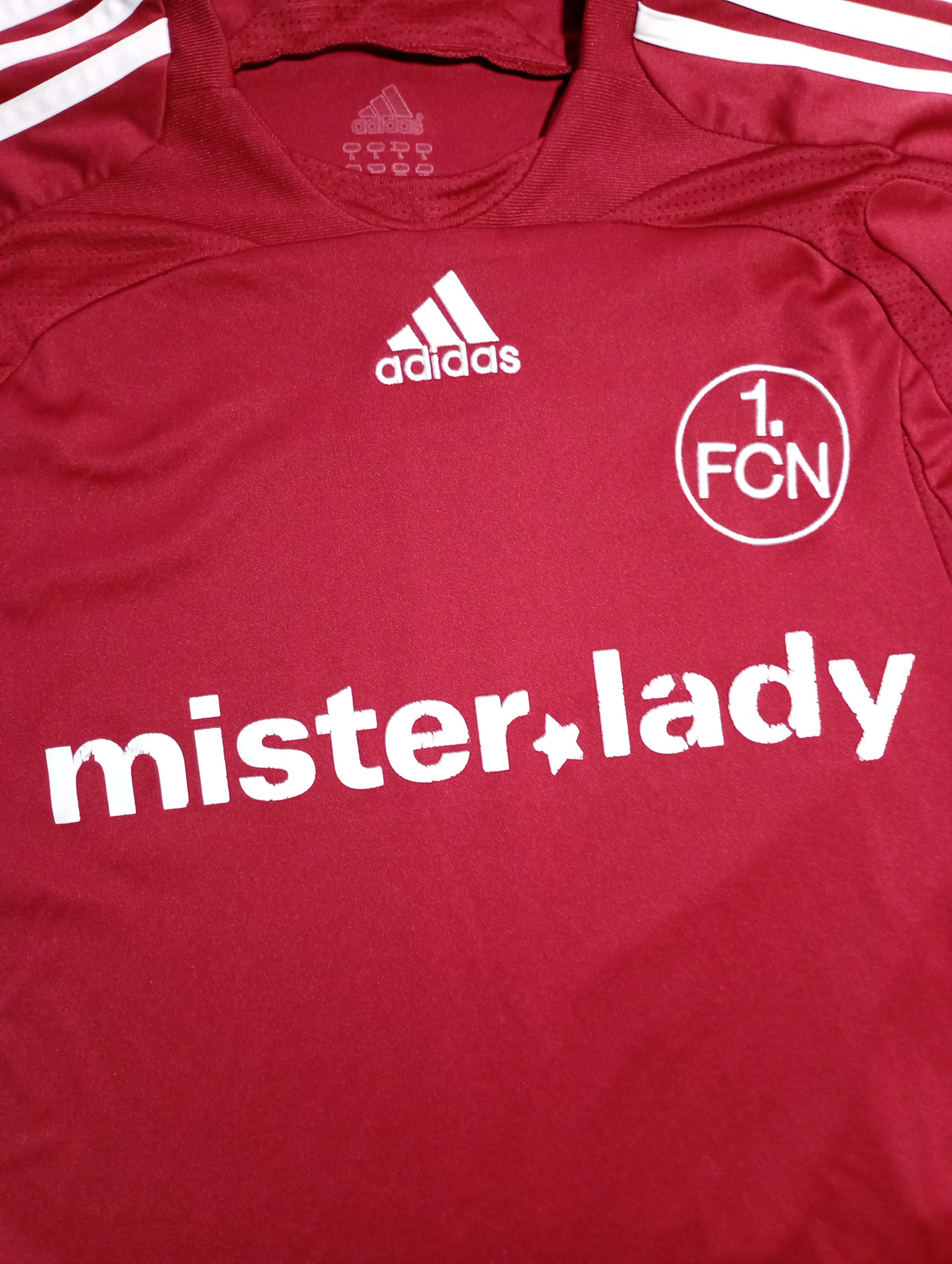 Adidas Adidas Nuremberg FC Home Jersey 2007-2008 Size US L / EU 52-54 / 3 - 7 Thumbnail