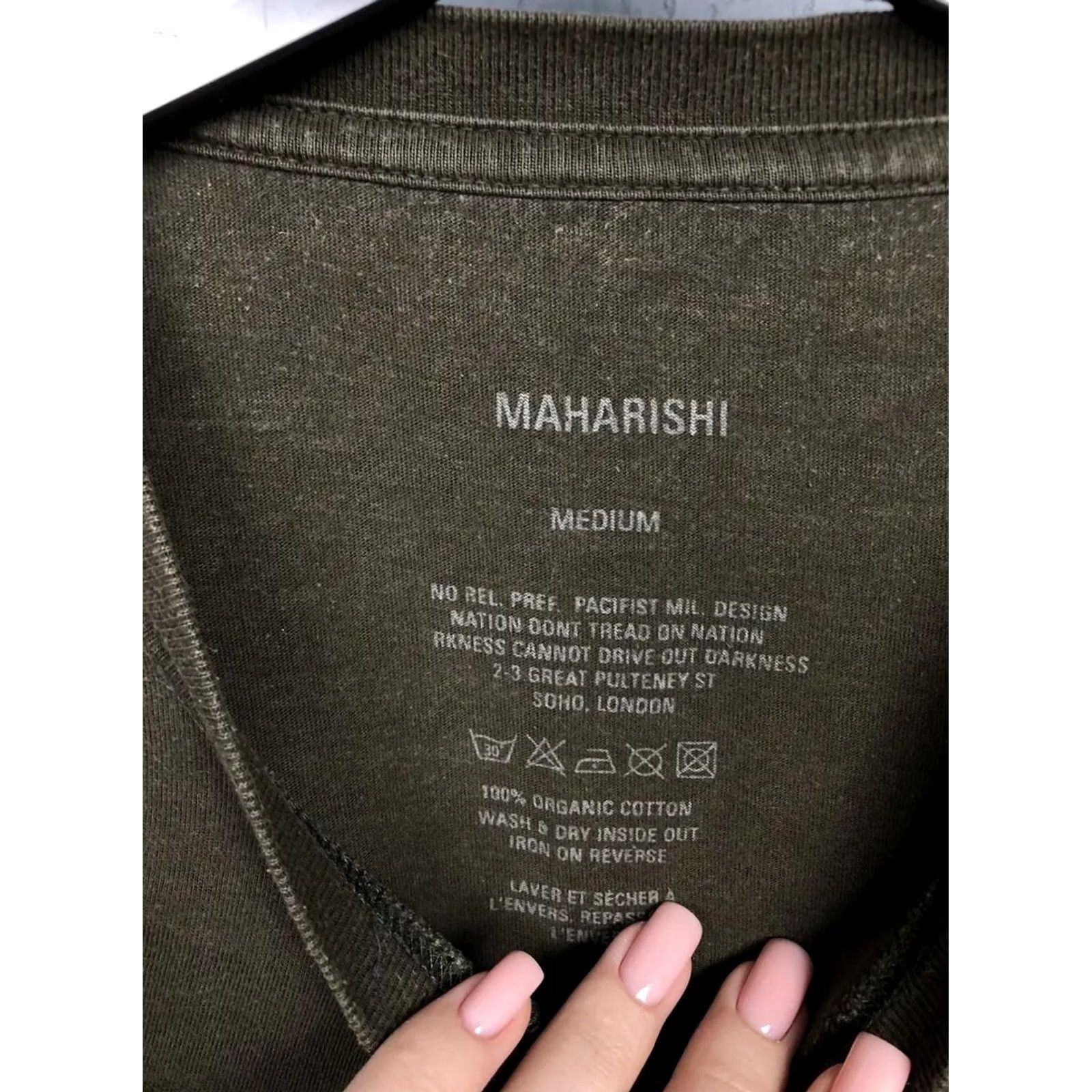 Maharishi Maharishi T-Shirt Maharishi Mens T-Shirt Size M Multicolor Cotton Logo Short Sleeve Crew Neck Regular Mens Size US M / EU 48-50 / 2 - 4 Thumbnail