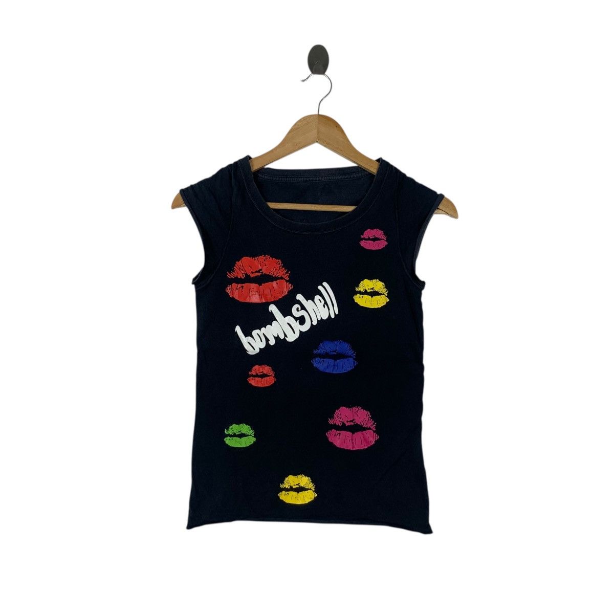 Vintage AN BOMBSHELL LIPS Port Art Print Warhol Size XXS / US 00 / IT 34 - 1 Thumbnail