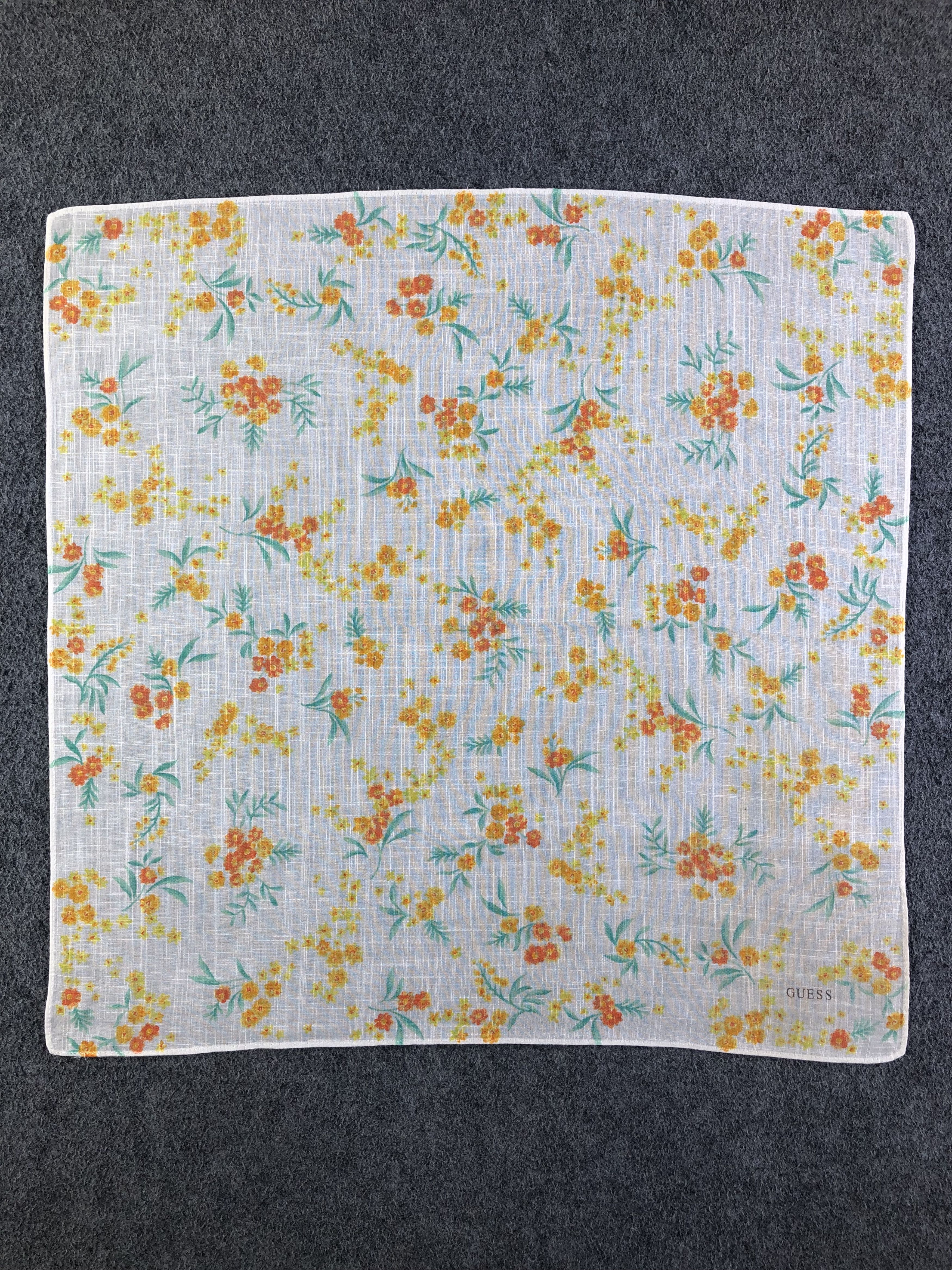 Guess Guess Floral Handkerchief / Bandana / Neckerchief C414 Size ONE SIZE - 3 Thumbnail