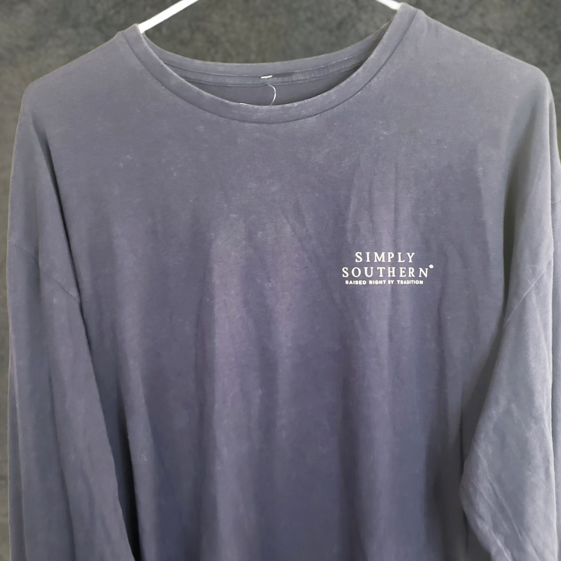 Vintage Simply Southern Blue Long Sleeve T-Shirt USA Bass Fish NWT Men's XL Patriotic Shirt LS Bass Fishing USA NWT Mens XL Blue Shirt Size US XL / EU 56 / 4 - 1 Thumbnail