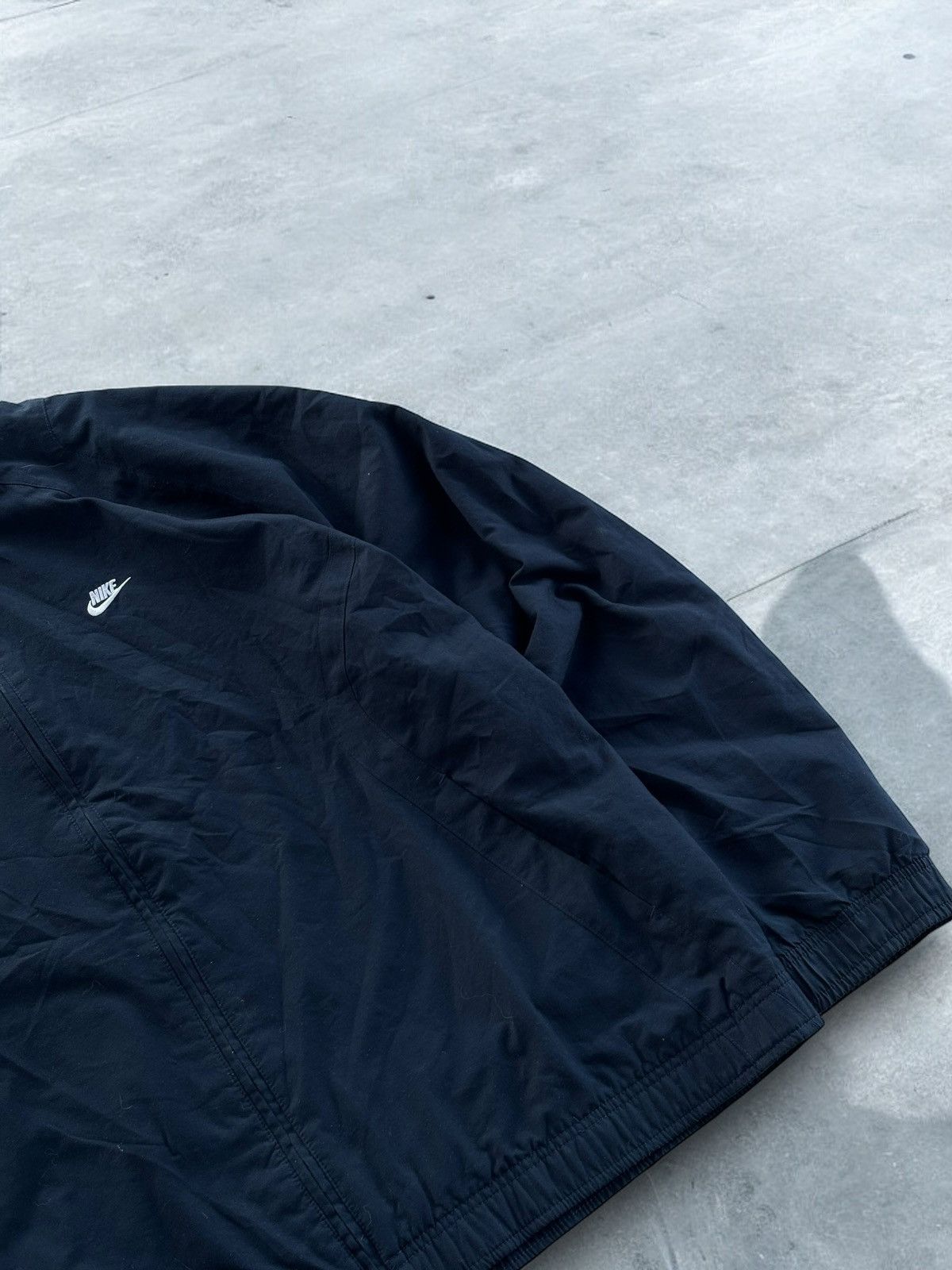 Nike × Vintage 00s Nike Swoosh Vintage Y2K Nylon Oversized Retro Jacket Size US XL / EU 56 / 4 - 5 Thumbnail