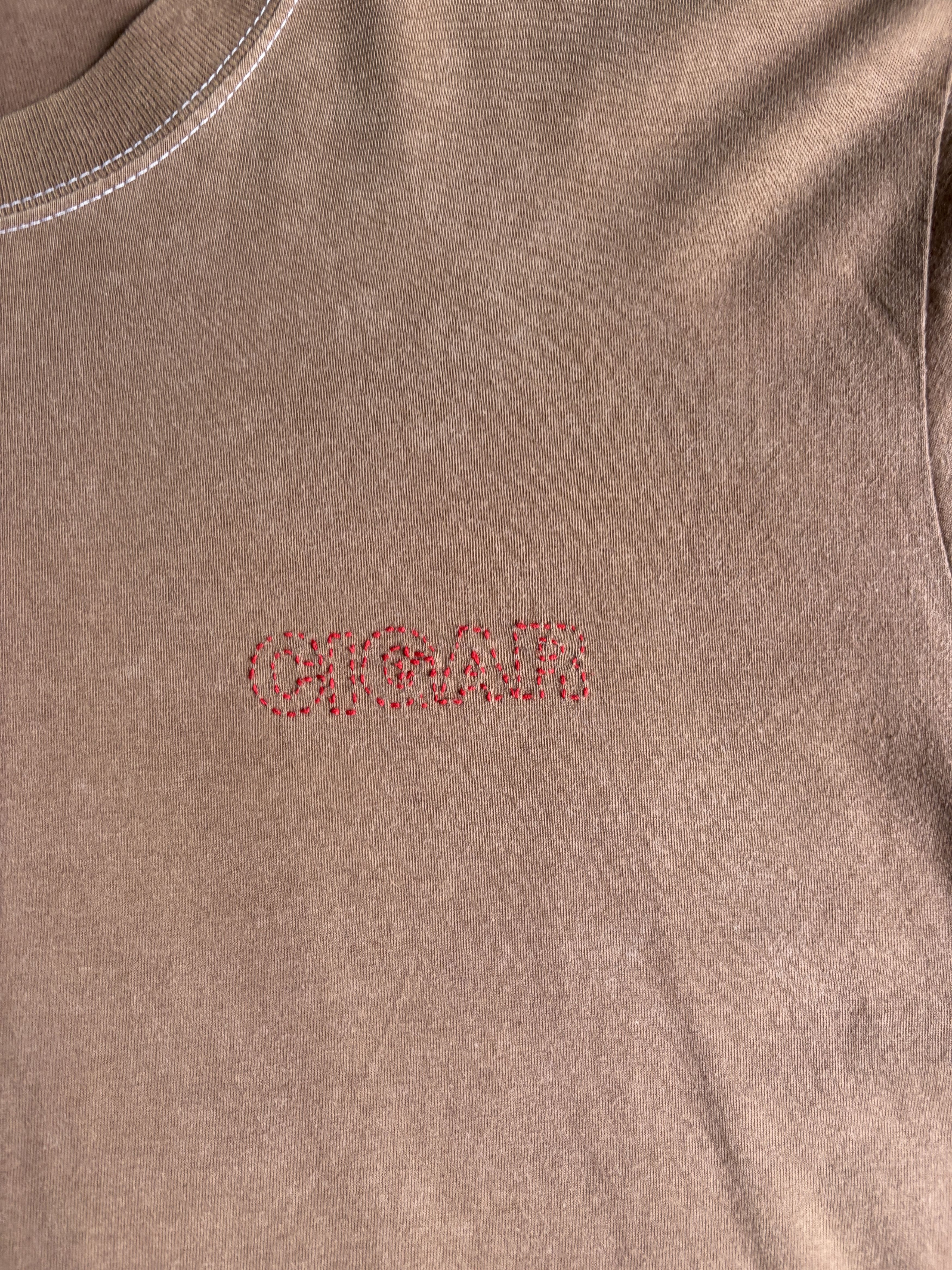 Comme des Garcons CDGH CIGAR embroidery tee 2002 Size US M / EU 48-50 / 2 - 2 Thumbnail