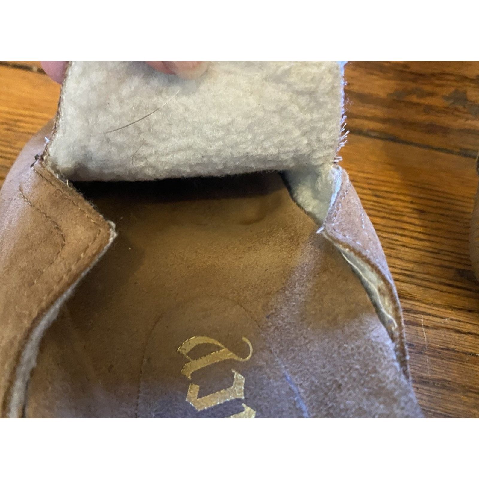 Juicy Couture Womens Juicy Couture 6.5-7 Suede Shearling Shoes Slip On Size US 6.5 / IT 36.5 - 7 Thumbnail