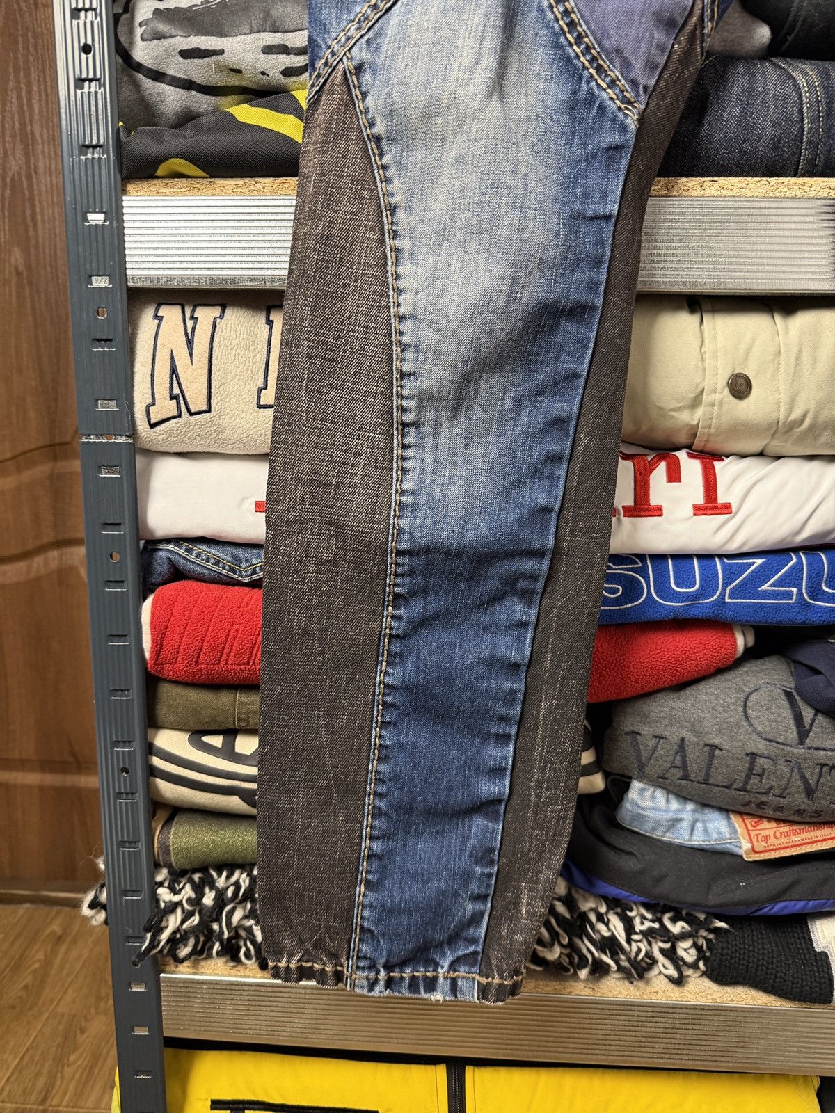 If Six Was Nine Vintage y2k Kapital style patchwork jeans avant garde Y2k Size US 32 / EU 48 - 8 Thumbnail