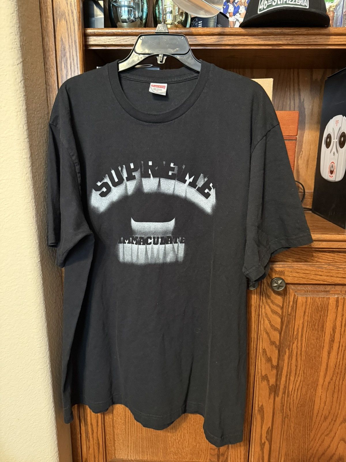 Supreme Supreme Shadow Tee Black Size US XL / EU 56 / 4 - 1 Thumbnail