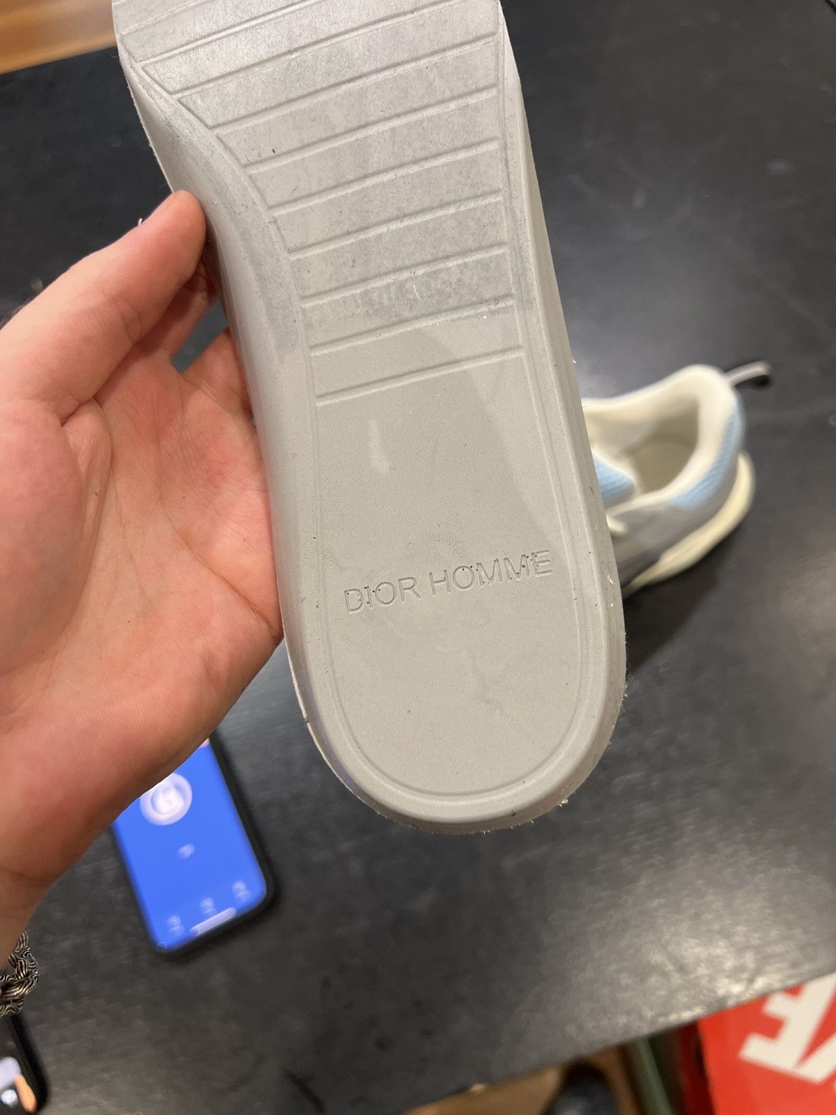 Dior Dior b22 white blue grey sneakers Size US 8 / EU 41 - 10 Thumbnail