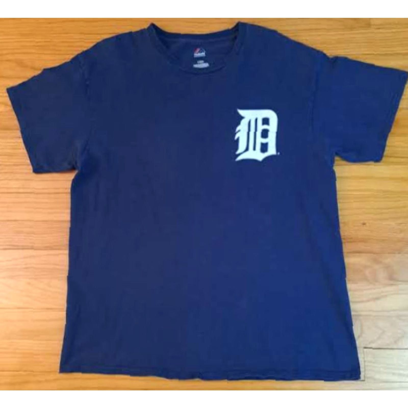 MLB VINTAGE Detroit Tigers Star Wars Jedi Knight TShirt Navy L Blue Unisex Adults Short Sleeve Jedi Star Wars 90s/Majestic/MLB Mens Size US L / EU 52-54 / 3 - 5 Thumbnail