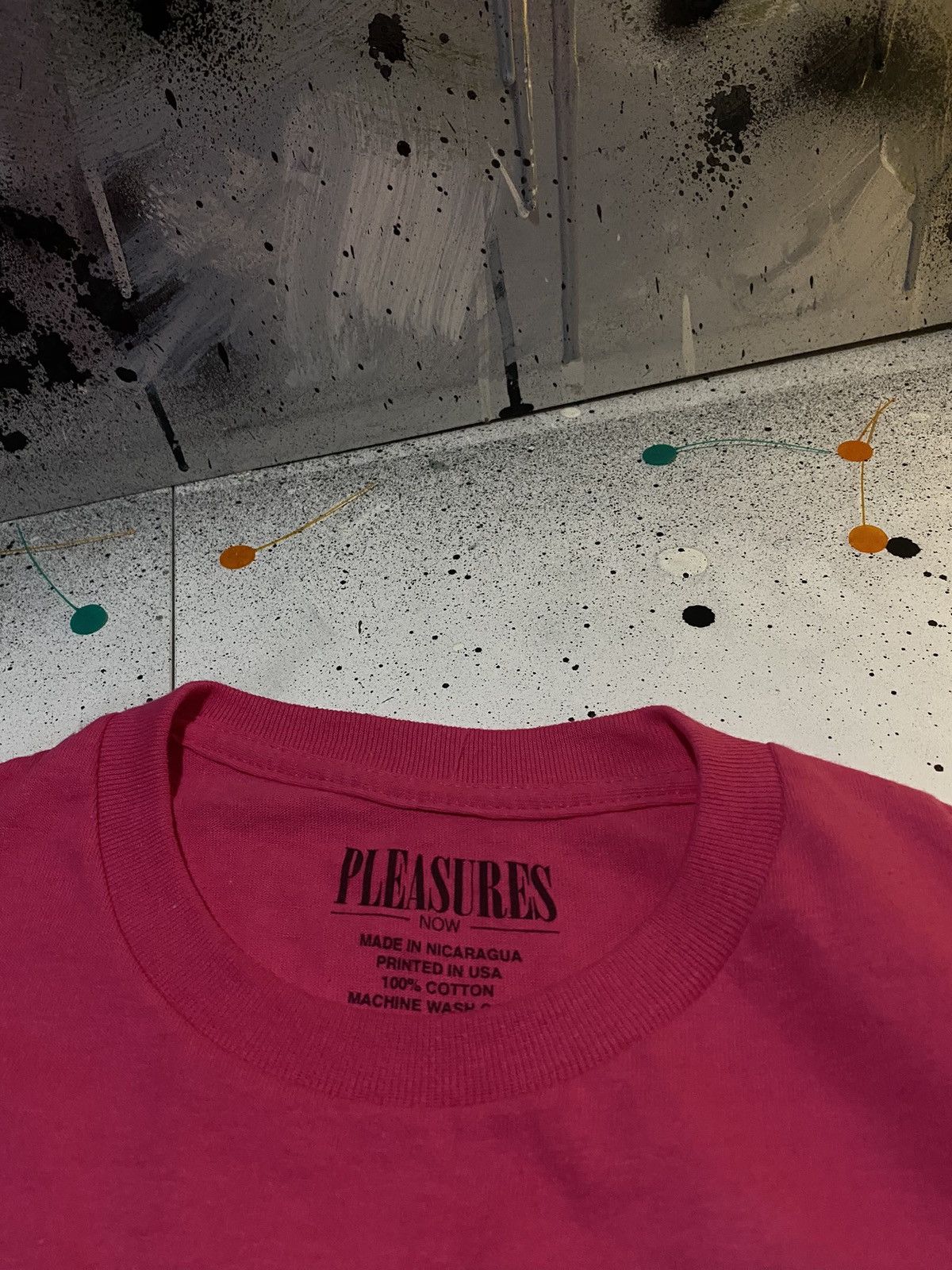 Pleasures Pleasures Pink cotton t-shirt size S Size US S / EU 44-46 / 1 - 7 Thumbnail