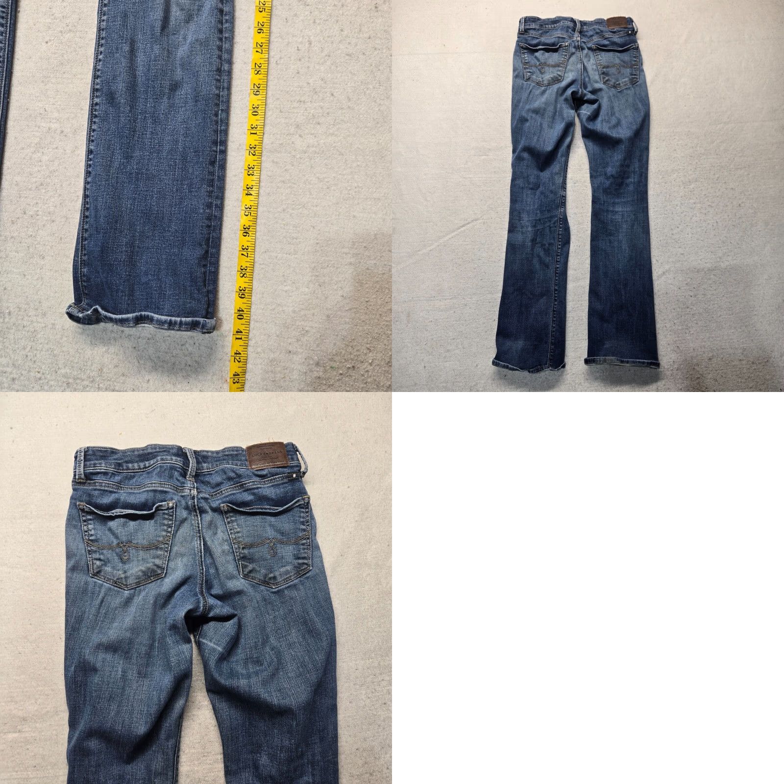 Lucky Brand LUCKY BRAND Jeans - Women’s Skinny Denim Pants 4/27 Size 4 Blue Low Rise Selvedge - Adults Women Size 27" / US 4 / IT 40 - 8 Thumbnail