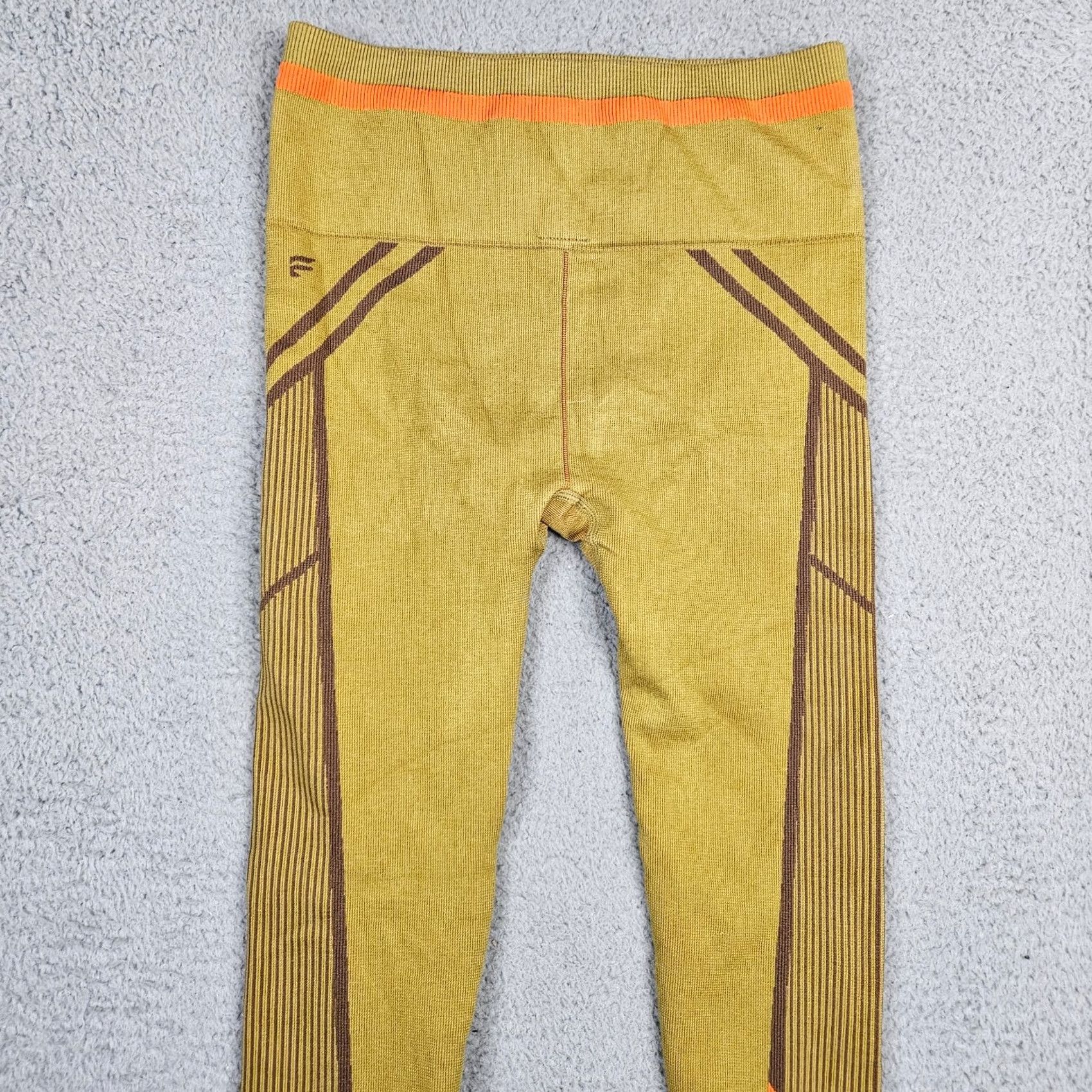 Fabletics Fabletics Leggings Women’s M Activewear Pants Seamless Jacquard High-Waisted Brown Size M Womens Regular Skinny Knits Size 32" / US 10 / IT 46 - 5 Thumbnail