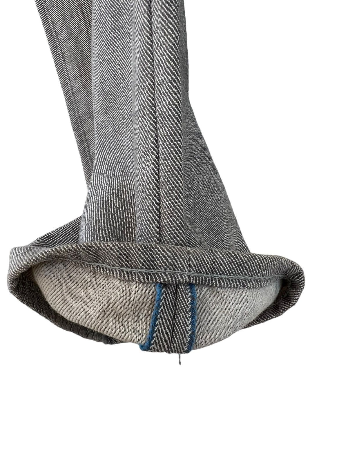 BRU NA BOINNE Bru Na Boinne Japan Muddy Grey Denim Cropped Selvedge Jeans Size US 31 - 12 Thumbnail