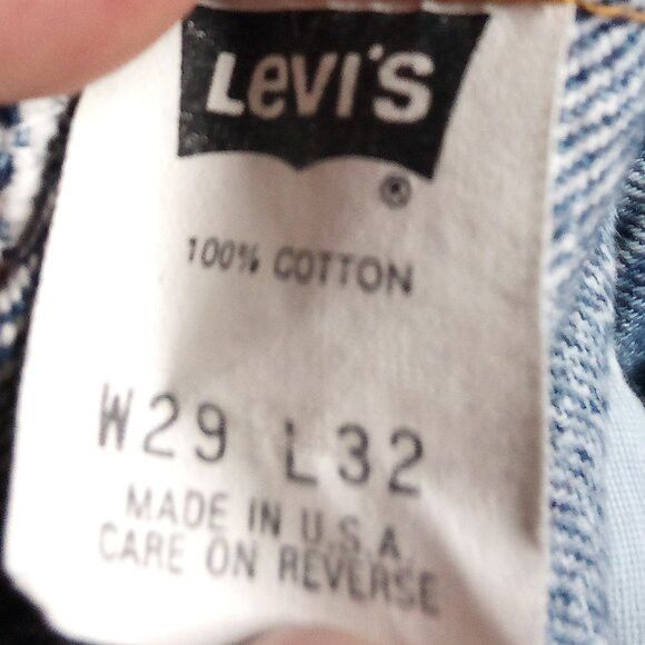 Levi's Vintage Clothing Vintage Levi's 550 Denim Blue Jeans 29x32 Size US 29 - 7 Thumbnail