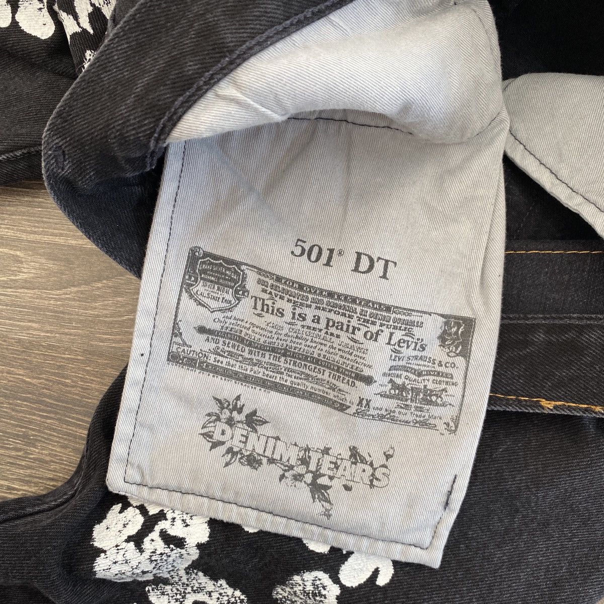 DENIM TEARS × Levi's Denim Tears x Levi’s (blk) Denim Pant Size US 28 / EU 44 - 16 Thumbnail