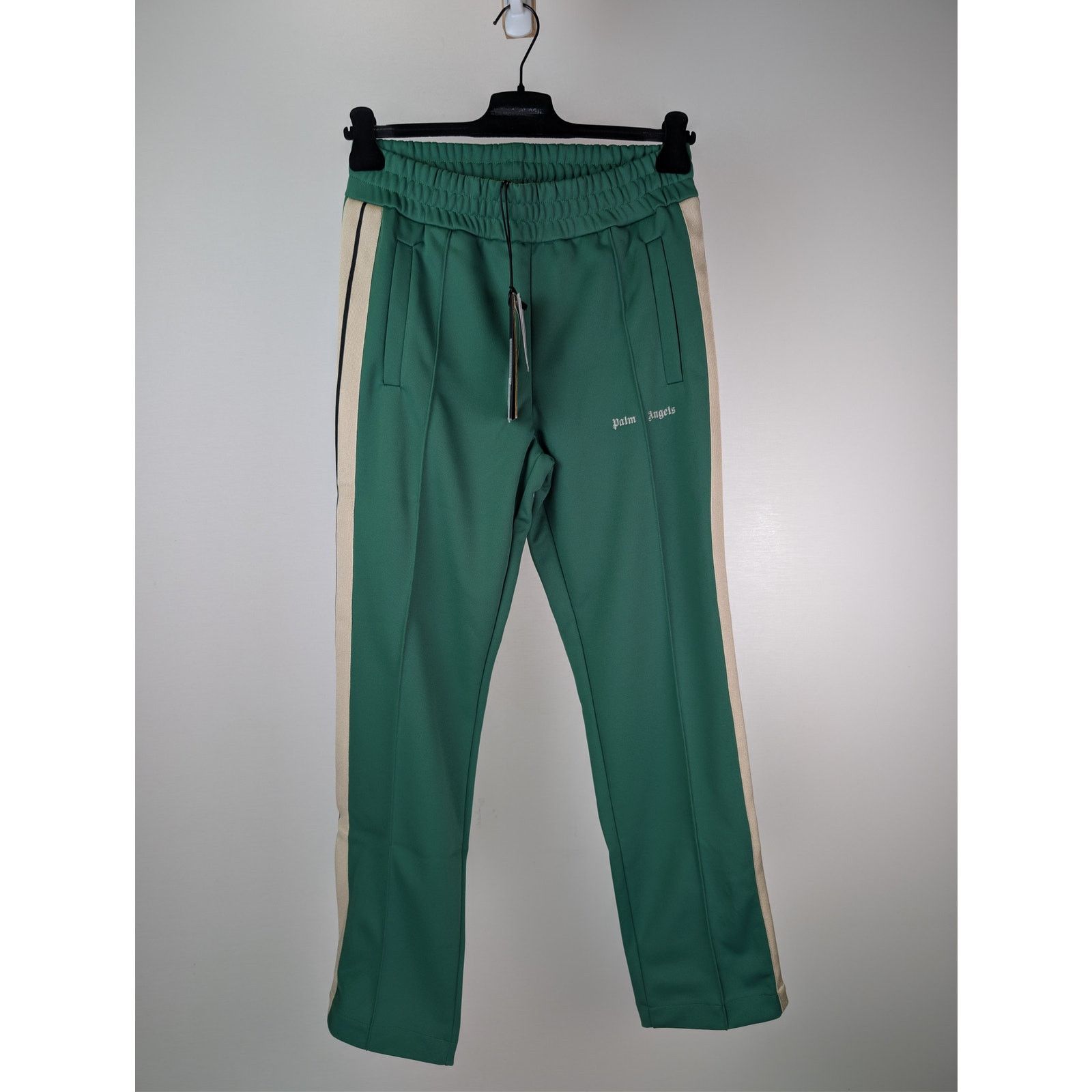 Palm Angels o1rshd1 Q:2 / Classic Logo Track Pants in Forest Green Size US 32 / EU 48 - 1 Thumbnail